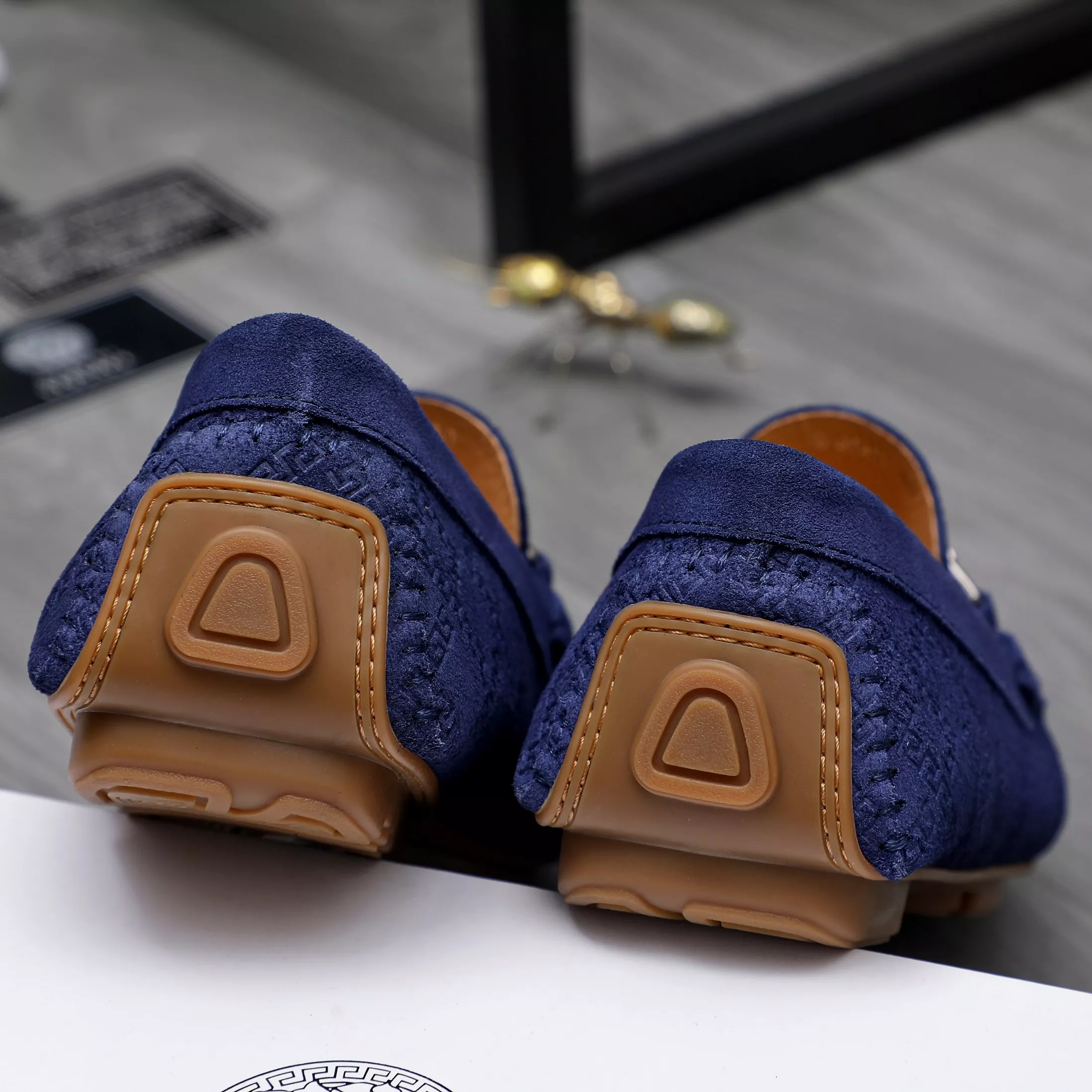 Trendy 5426 Versace Leather Shoes For Men