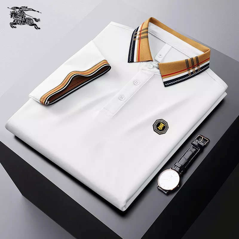 Trendy 5608 Burberry T-Shirts Short Sleeved For Men