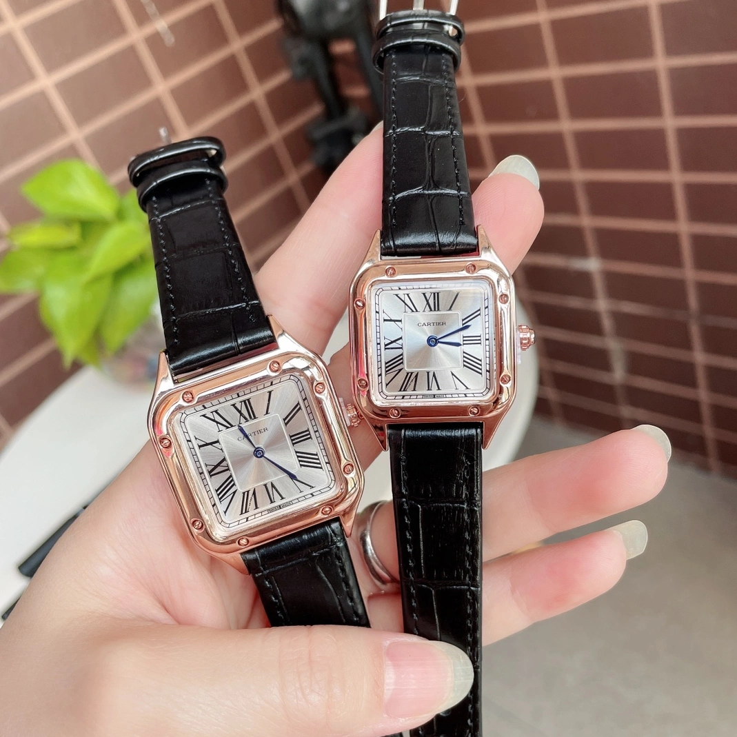 Trendy 5778 Cartier Watches In Rose Gold For Unisex