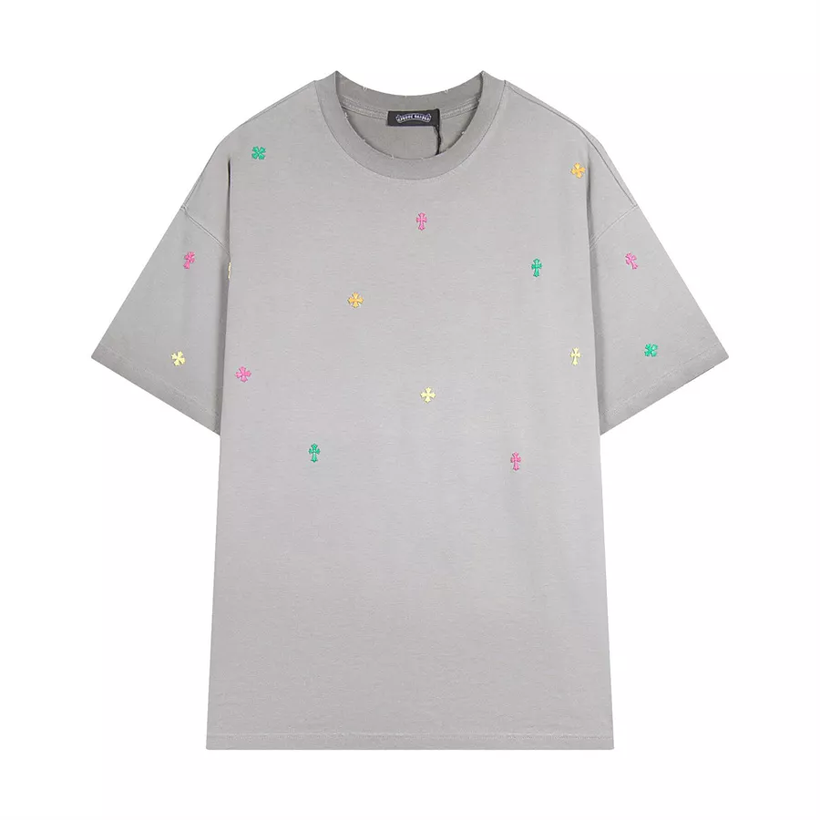 Trendy 5863 Chrome Hearts T-Shirts Short Sleeved For Unisex