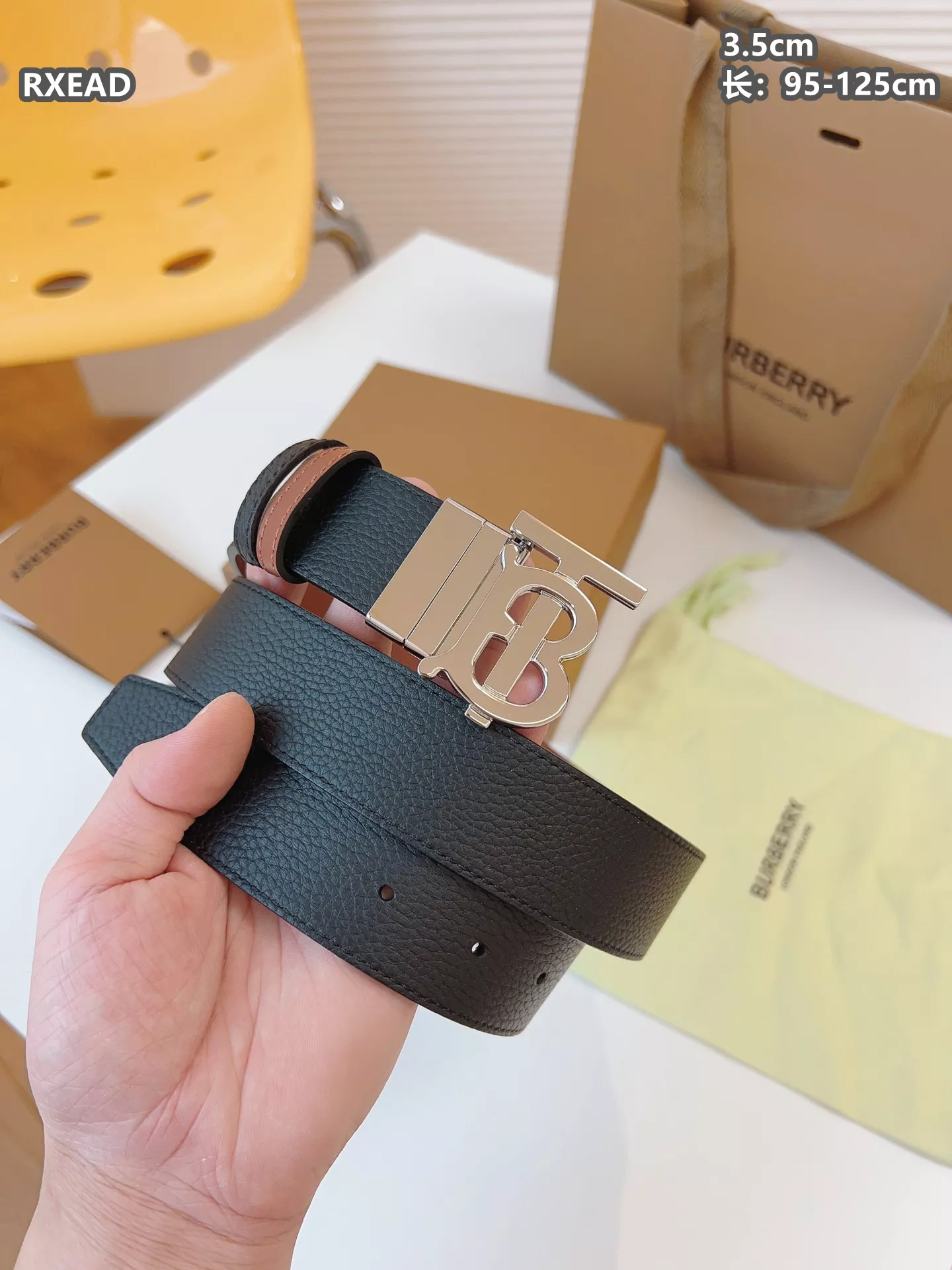 Trendy 6155 Burberry AAA Quality Belts For Men