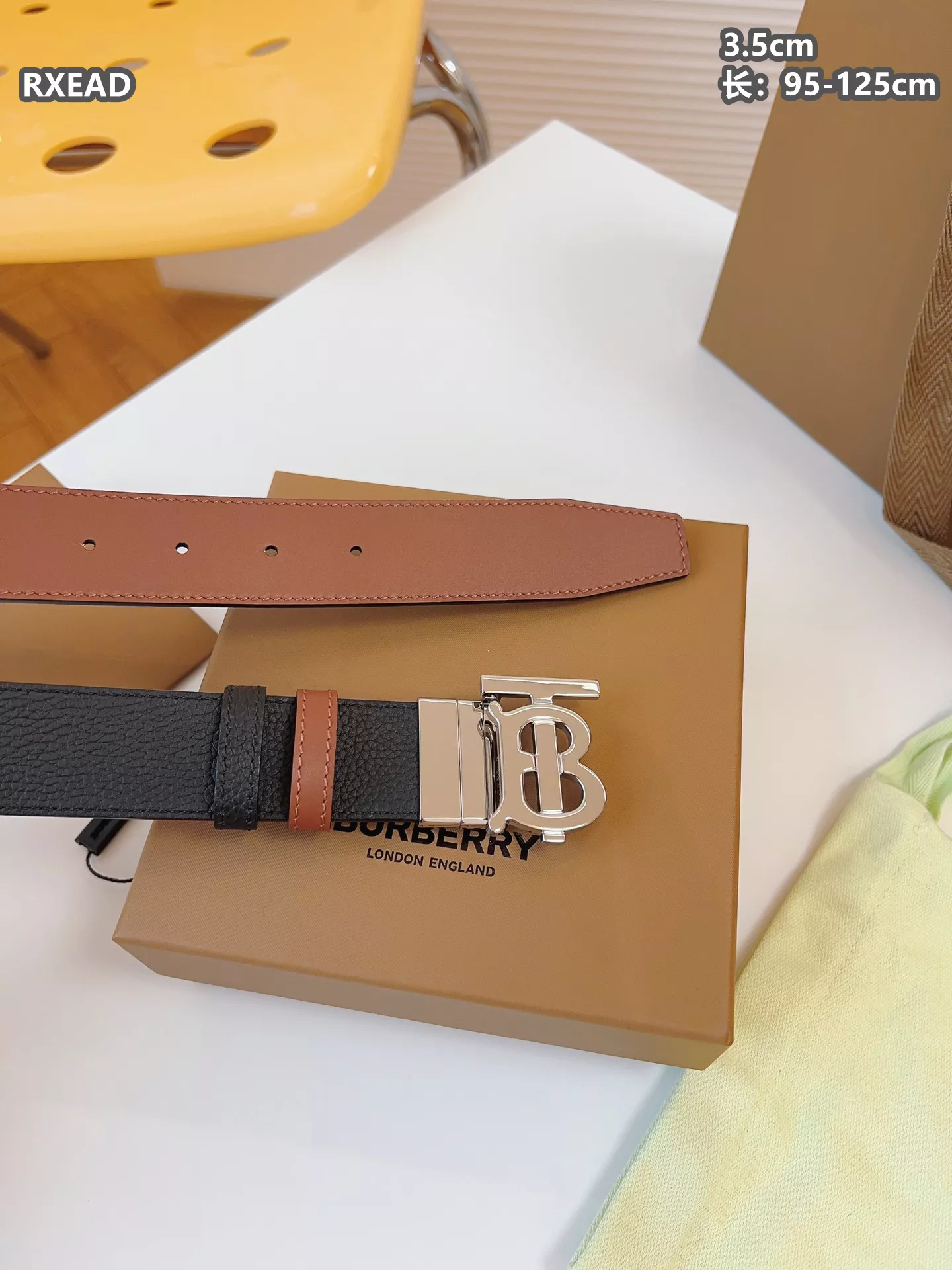 Trendy 6155 Burberry AAA Quality Belts For Men