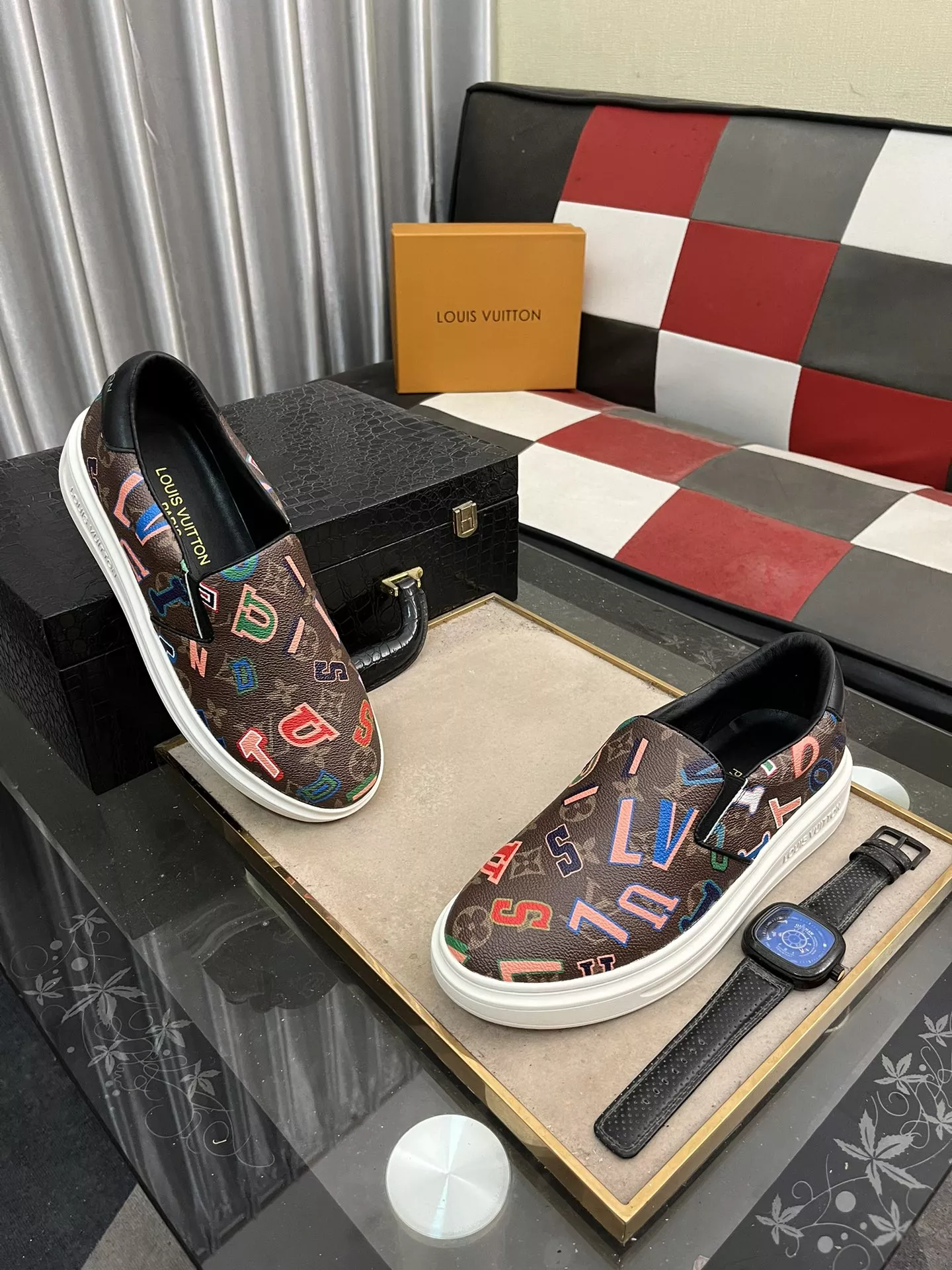 Trendy 6252 Louis Vuitton Casual Shoes For Men