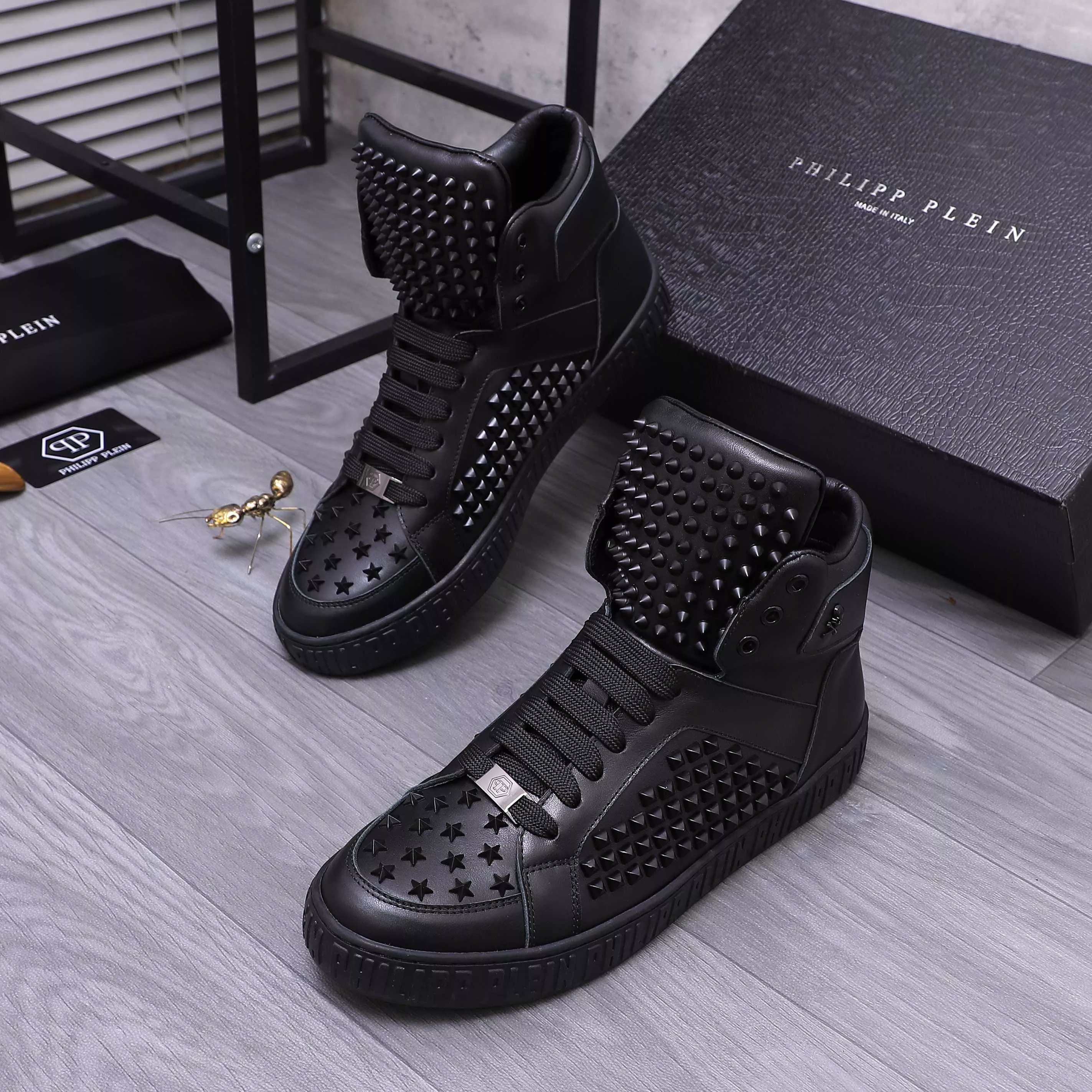 Trendy 6295 Philipp Plein PP High Tops Shoes For Men