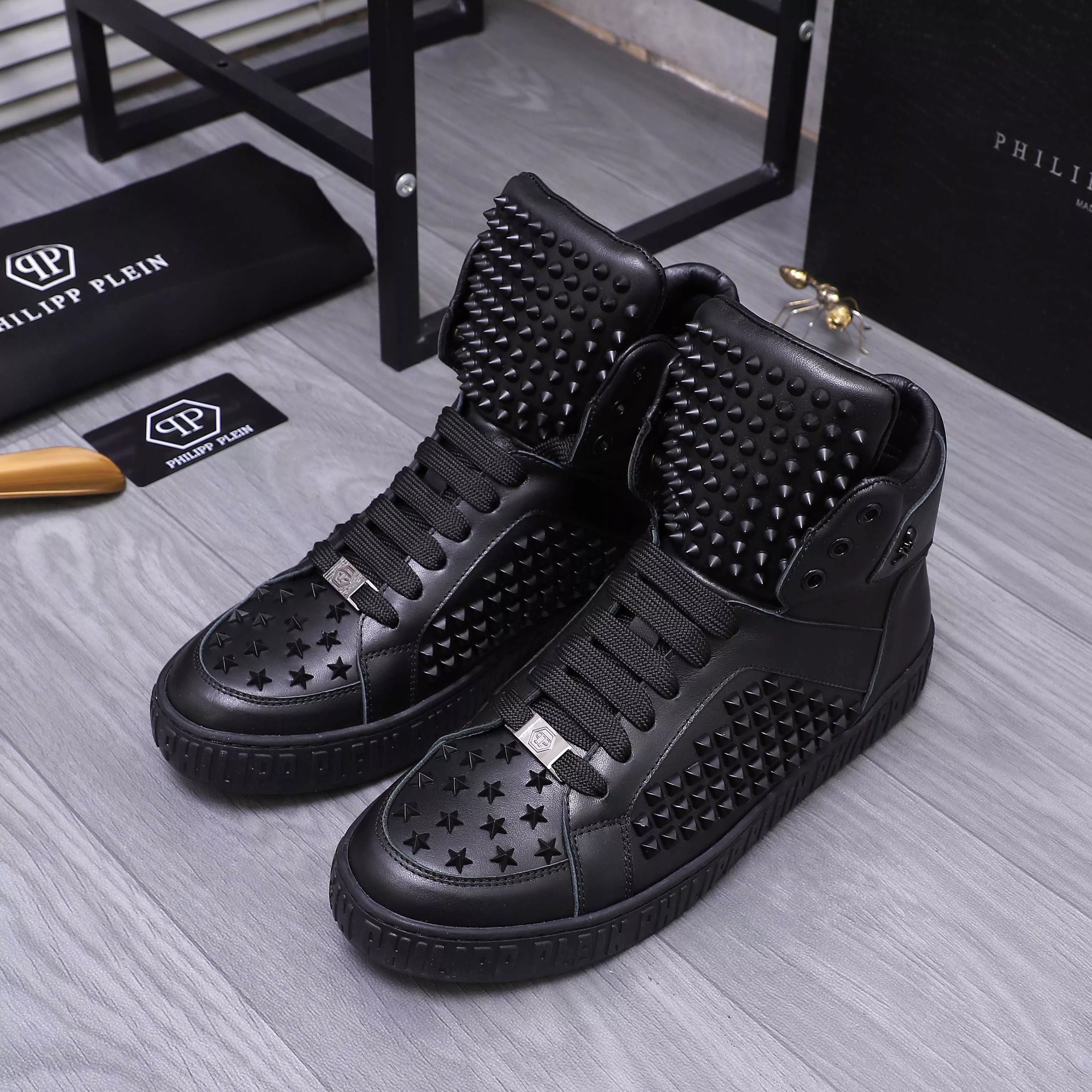 Trendy 6295 Philipp Plein PP High Tops Shoes For Men