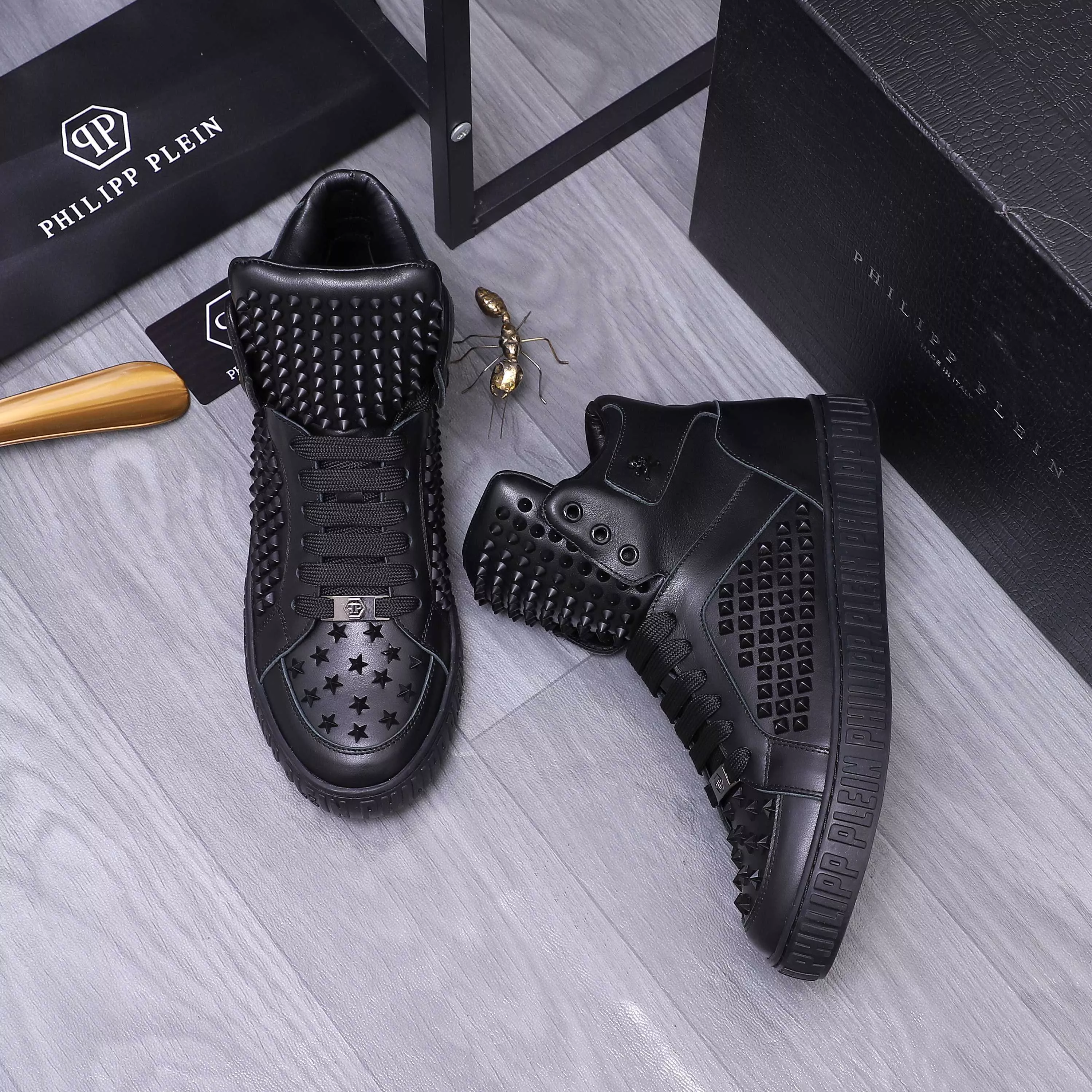 Trendy 6295 Philipp Plein PP High Tops Shoes For Men