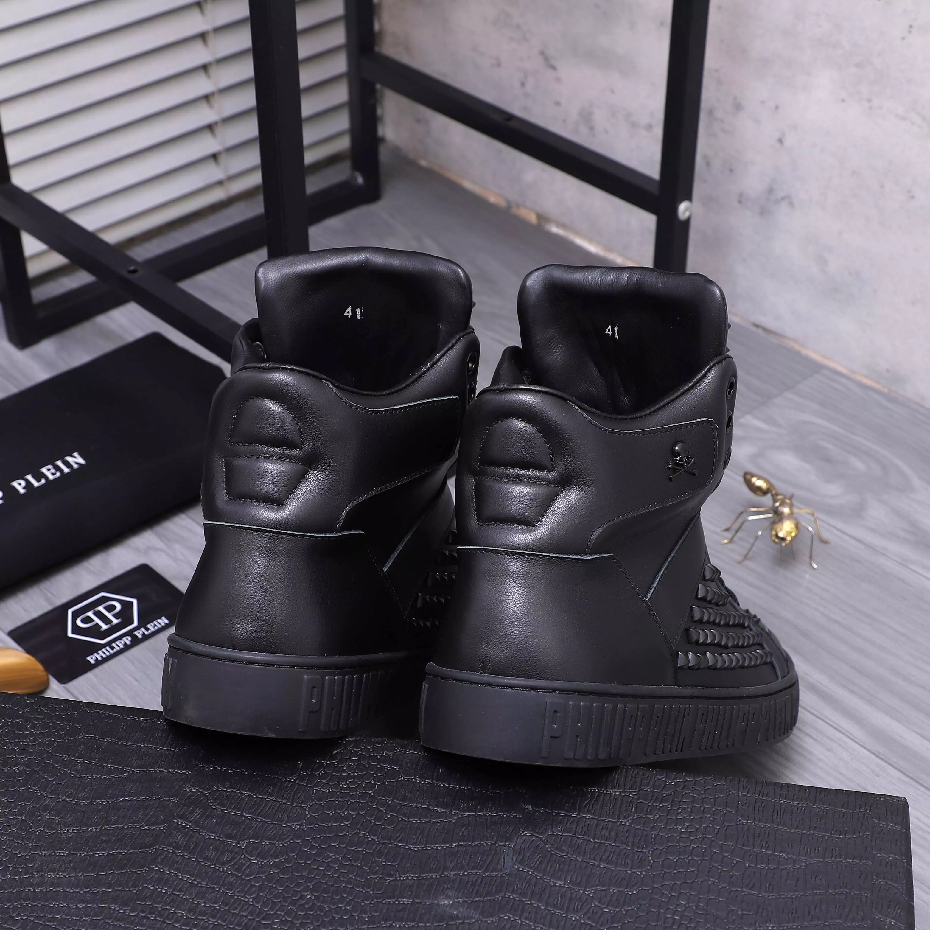 Trendy 6295 Philipp Plein PP High Tops Shoes For Men