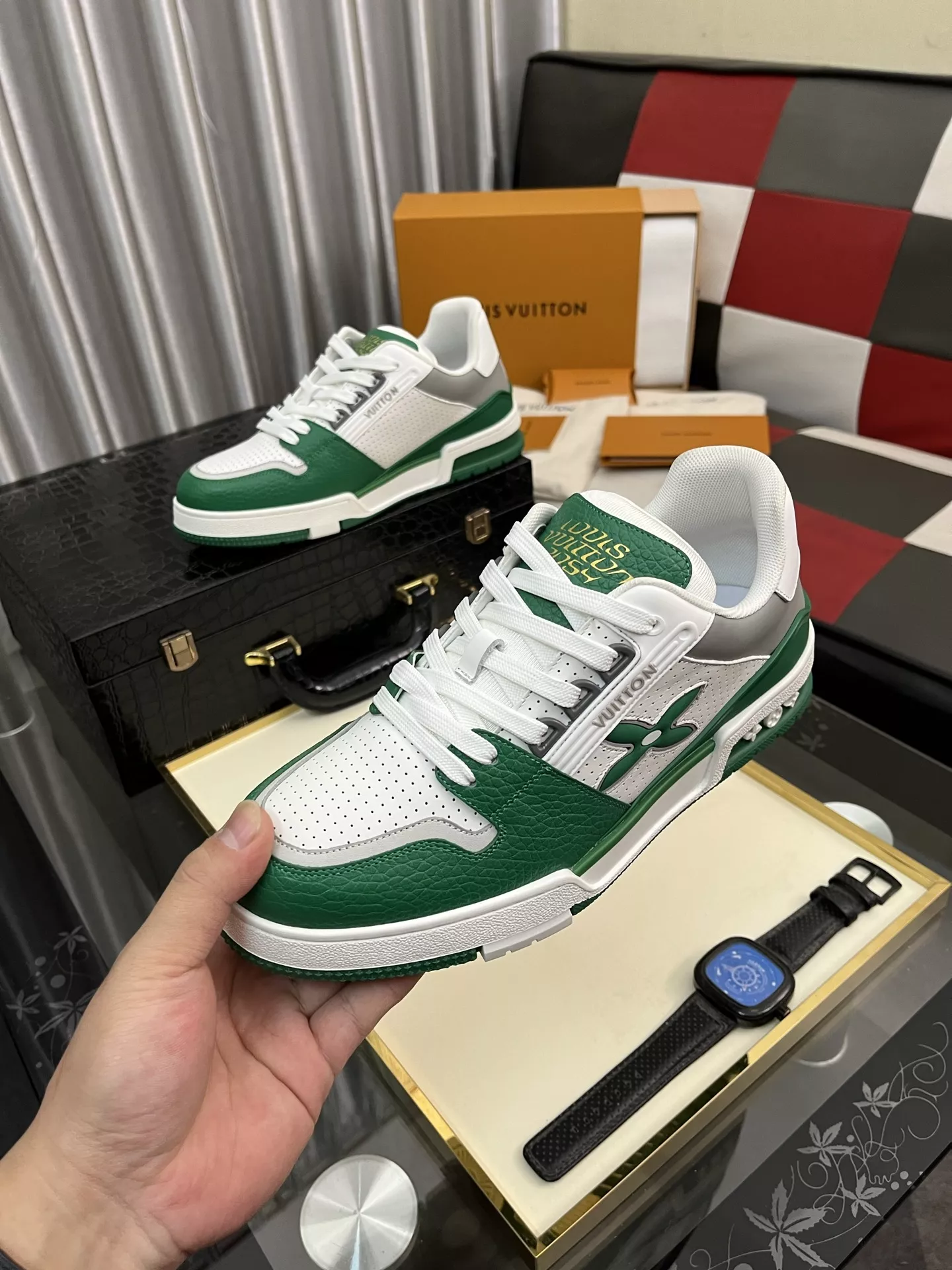 Trendy 6451 Louis Vuitton Casual Shoes For Men
