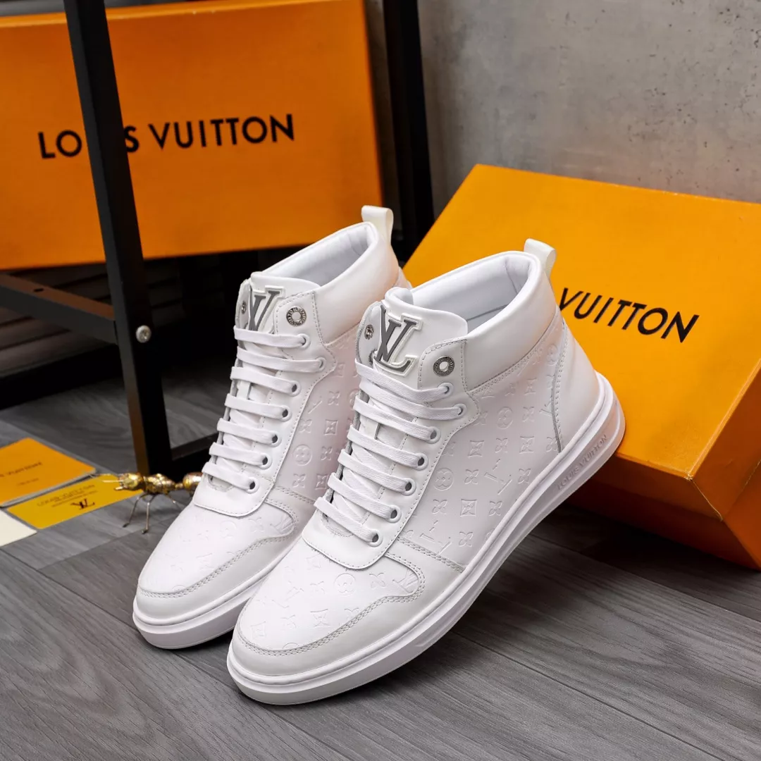 Trendy 6636 Louis Vuitton High Tops Shoes For Men
