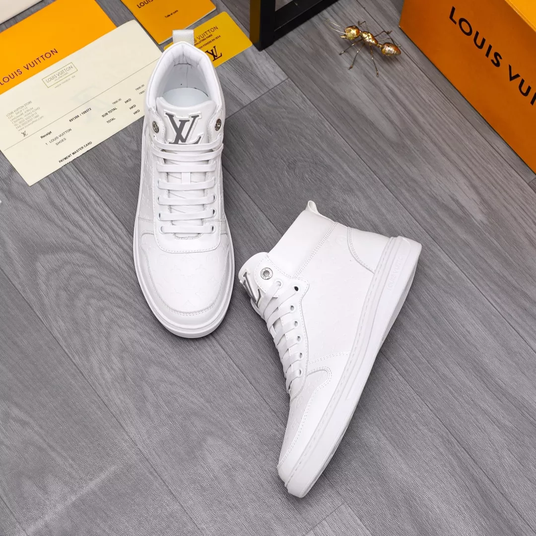Trendy 6636 Louis Vuitton High Tops Shoes For Men