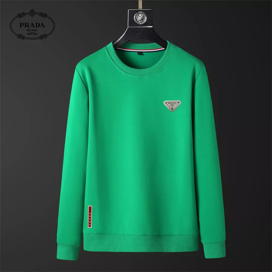 Trendy 6785 Prada Hoodies Long Sleeved For Men