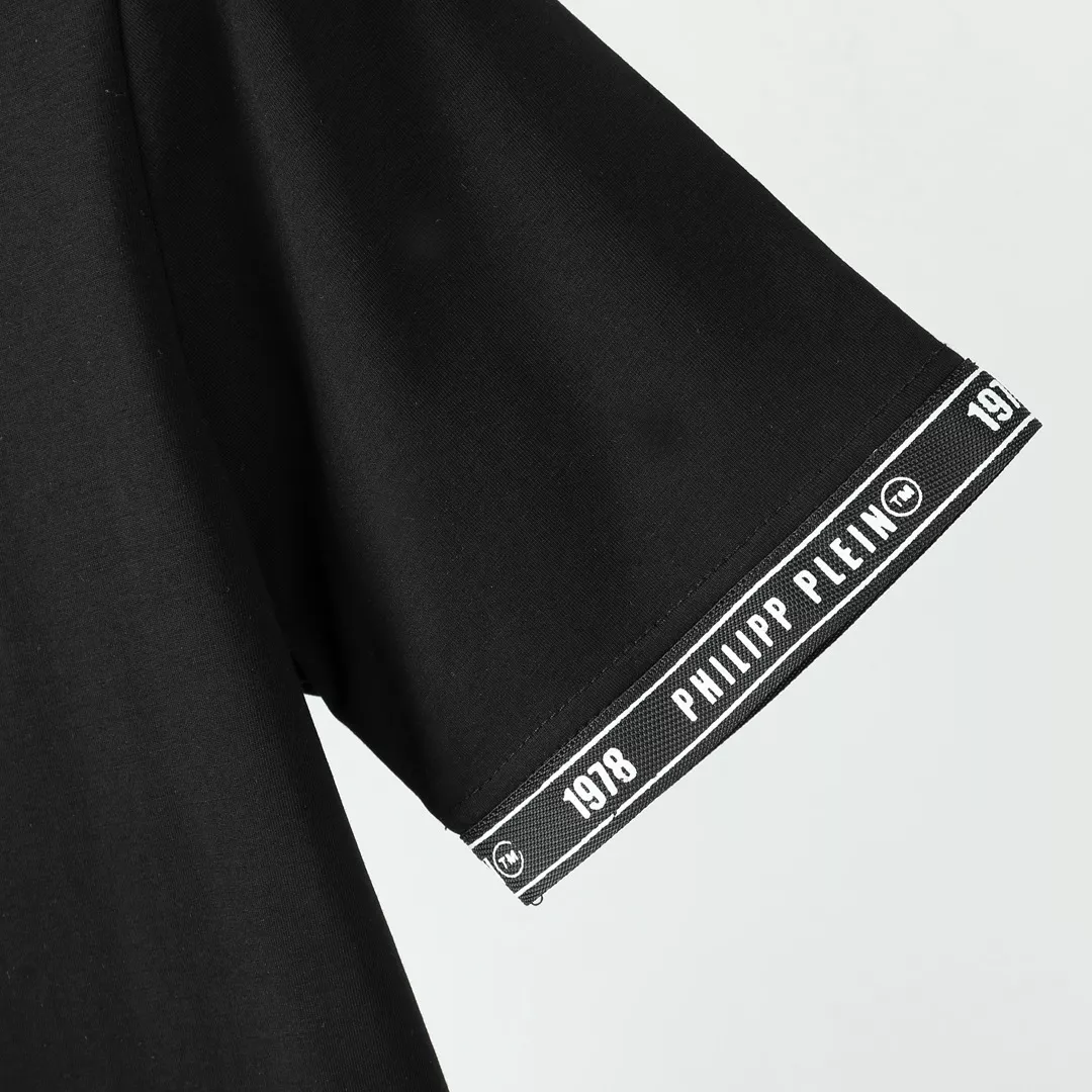Trendy 6914 Philipp Plein PP T-Shirts Short Sleeved For Men
