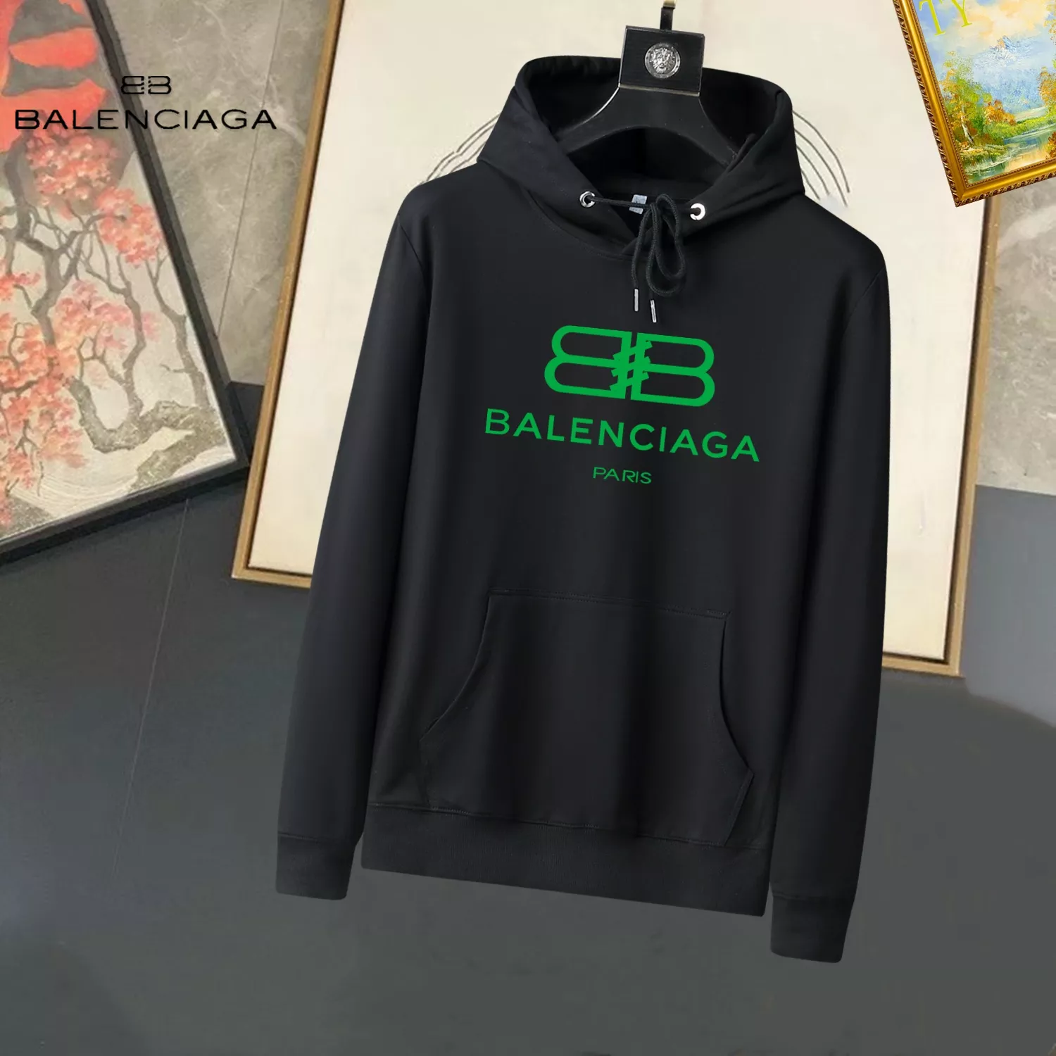 Trendy 7072 Balenciaga Hoodies Long Sleeved For Men