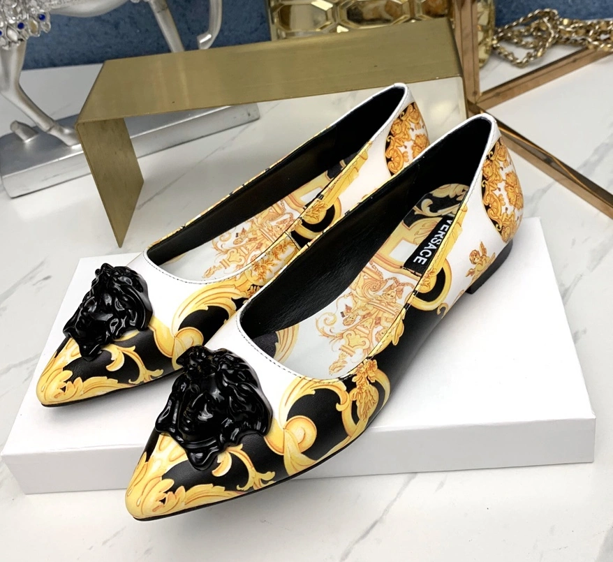 Trendy 7109 Versace Flat Shoes For Women