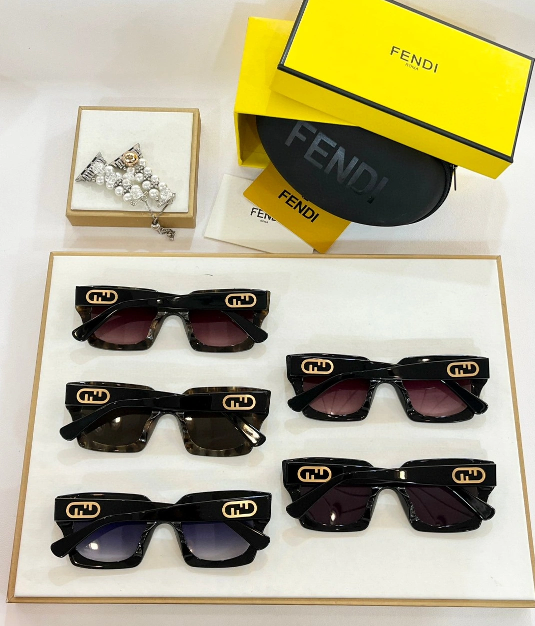 Trendy 7355 Fendi AAA Quality Sunglasses