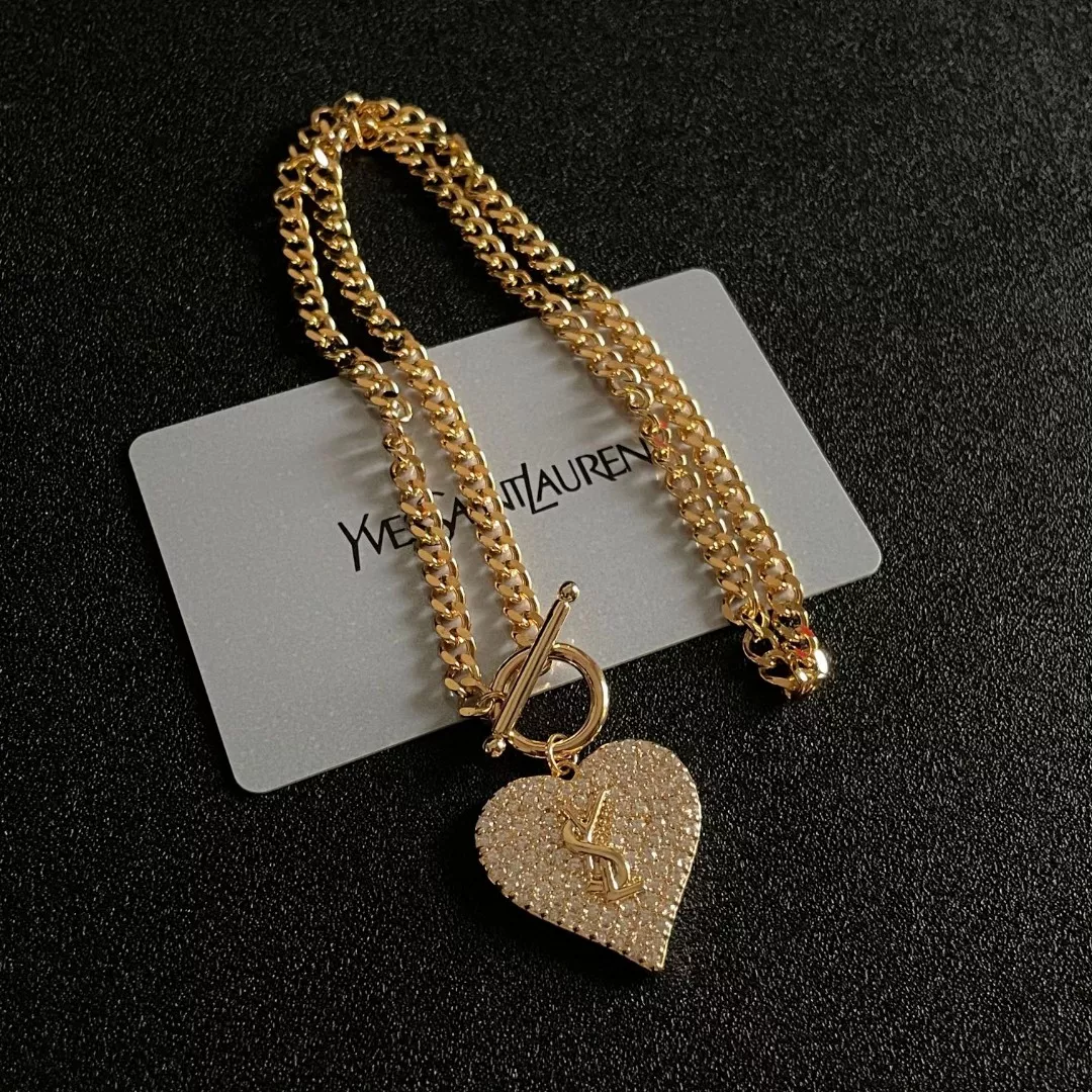 Trendy 7436 Yves Saint Laurent YSL Necklaces