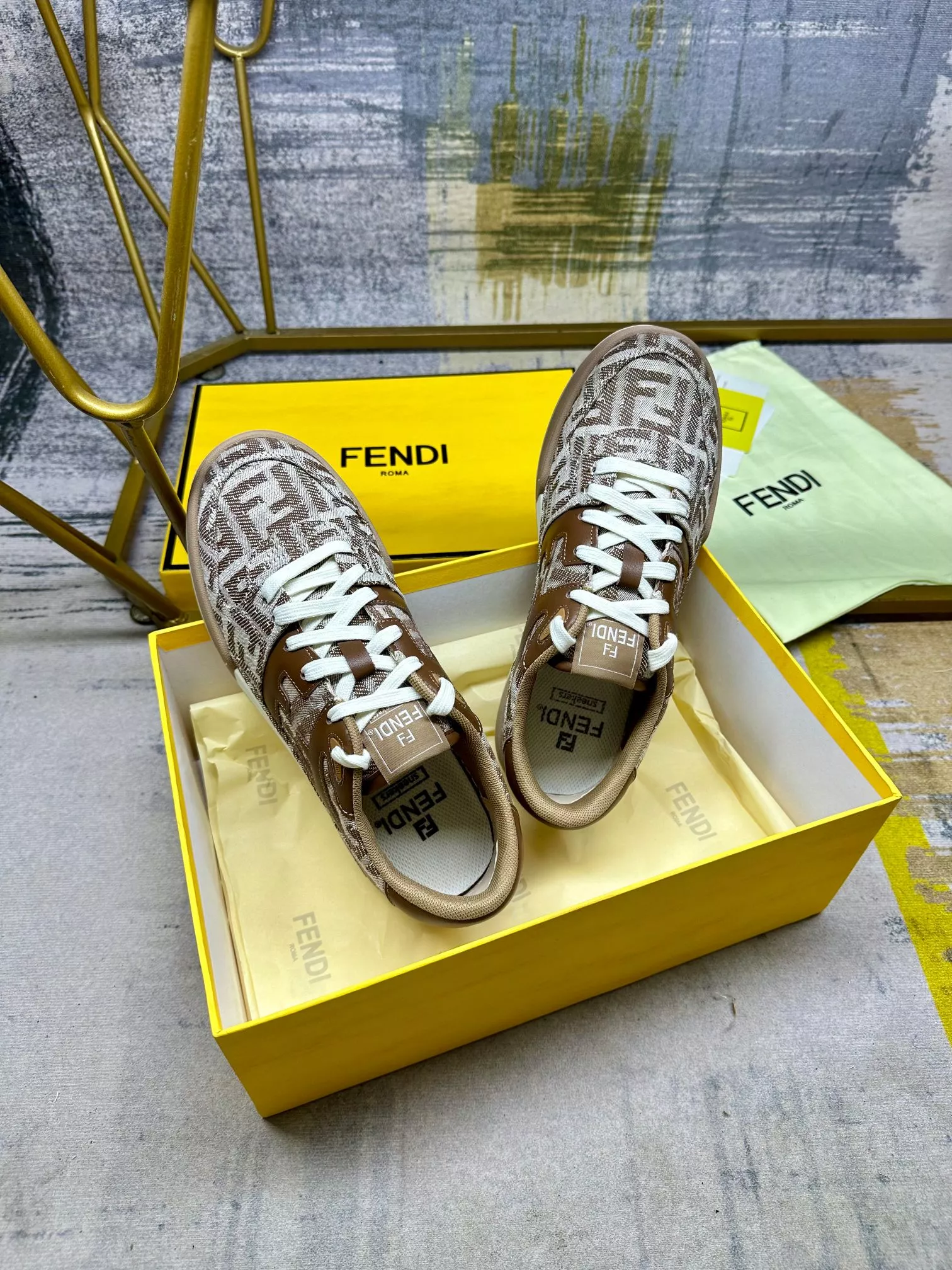 Trendy 7471 Fendi Casual Shoes For Women