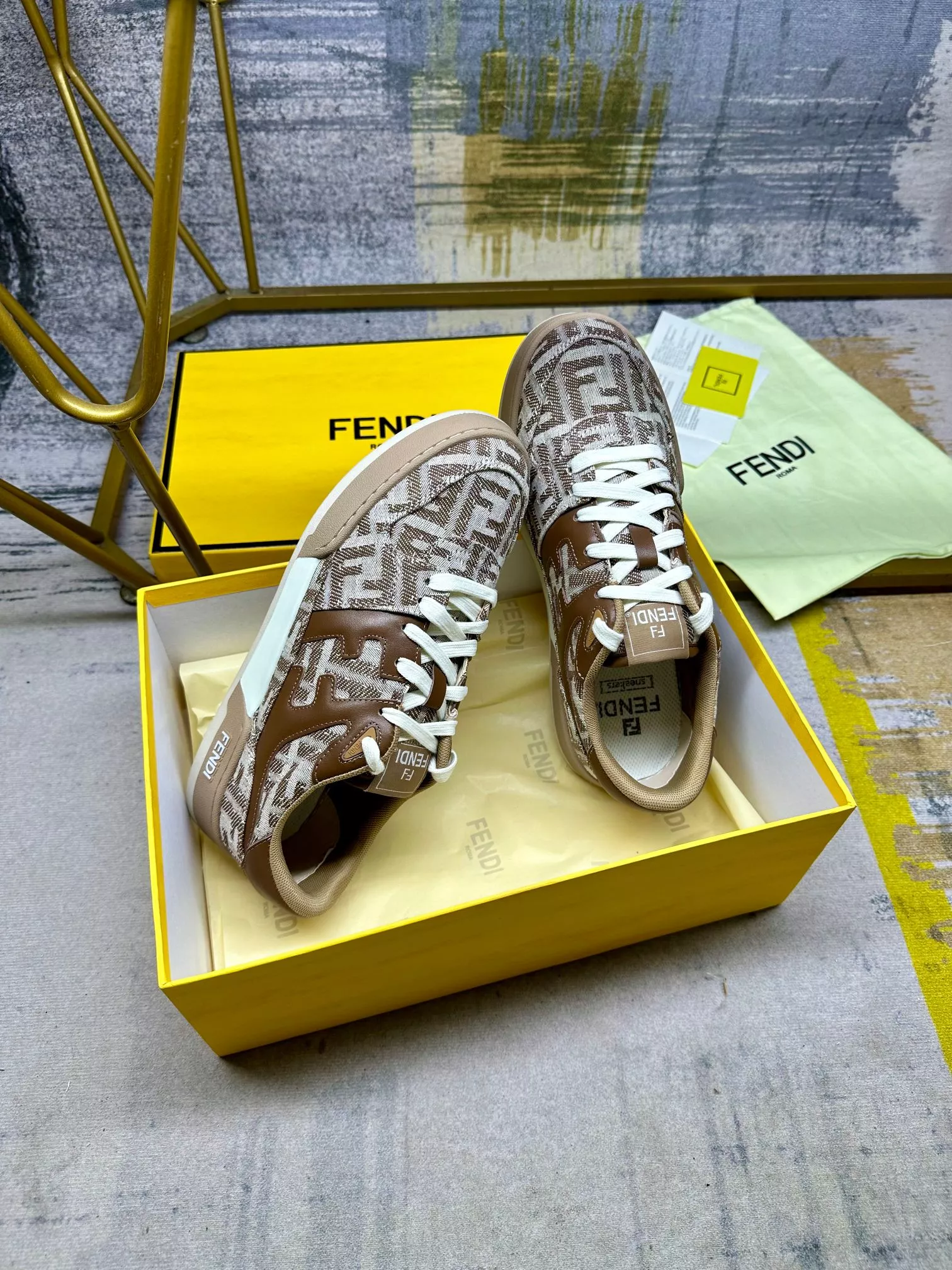 Trendy 7471 Fendi Casual Shoes For Women
