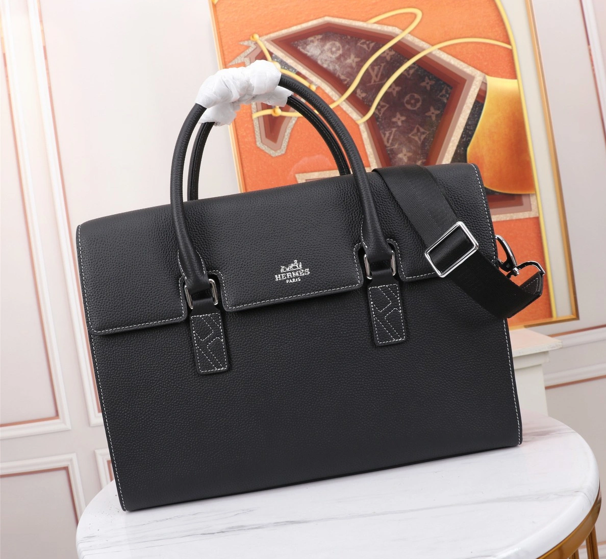 Trendy 7500 Hermes AAA Man Handbags