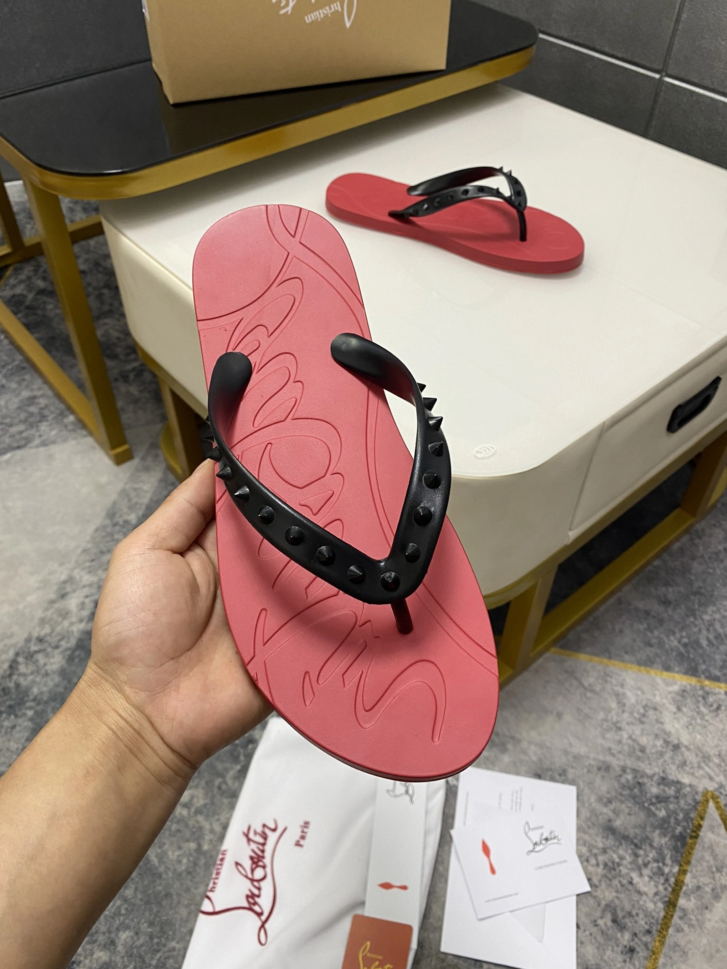 Trendy 7544 Christian Louboutin CL Slippers For Women