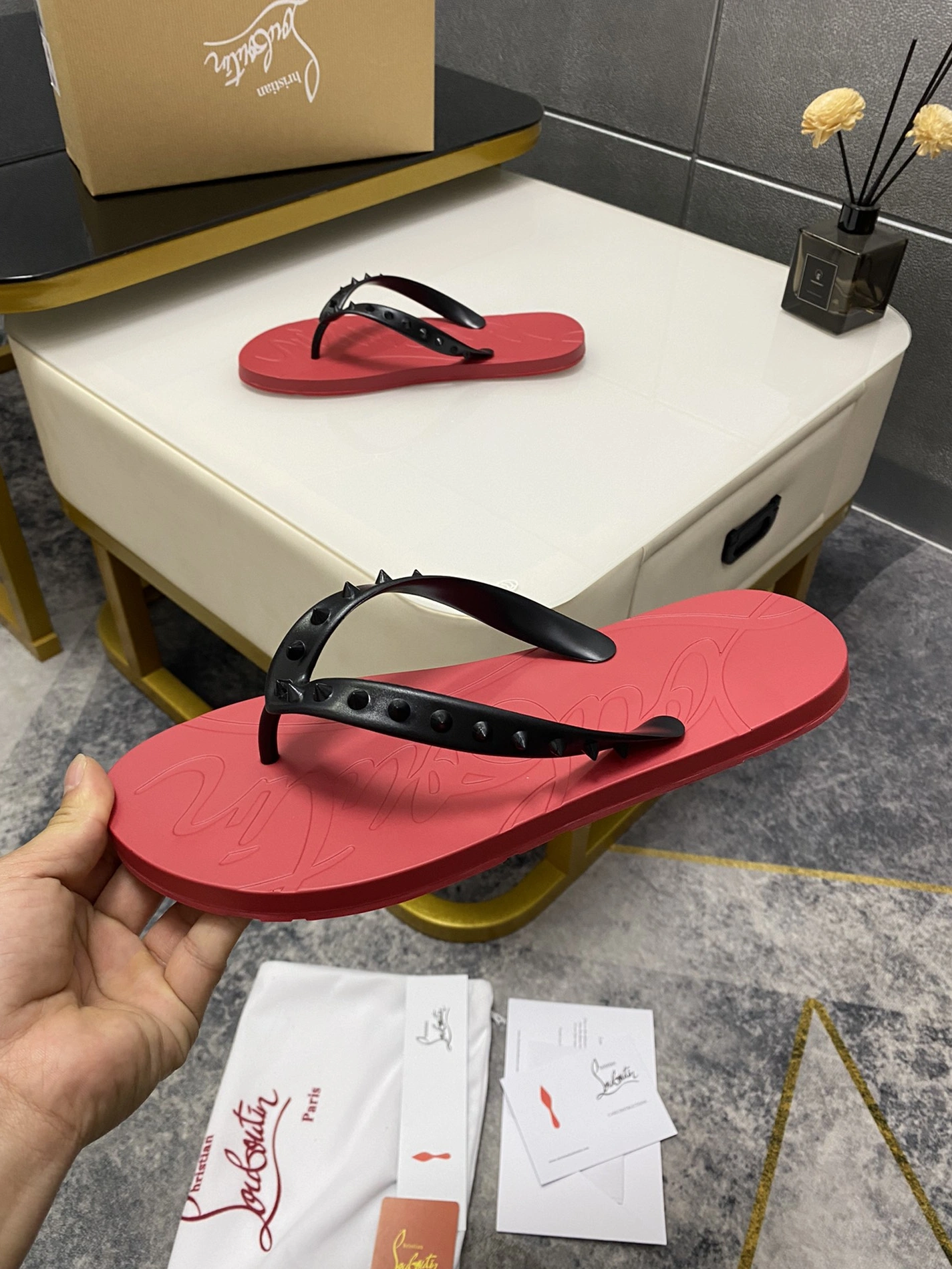 Trendy 7544 Christian Louboutin CL Slippers For Women