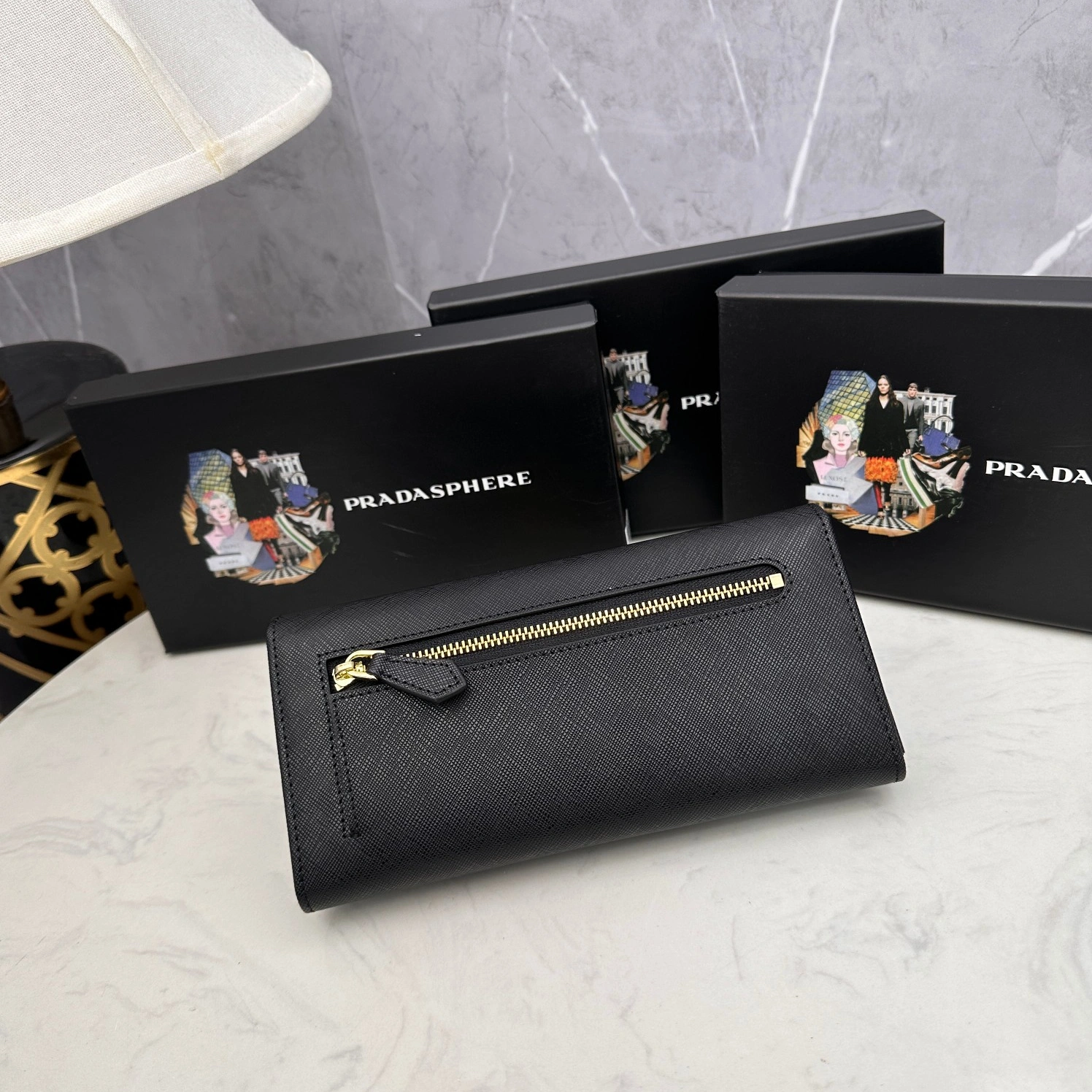 Trendy 7755 Prada AAA Quality Wallets For Women