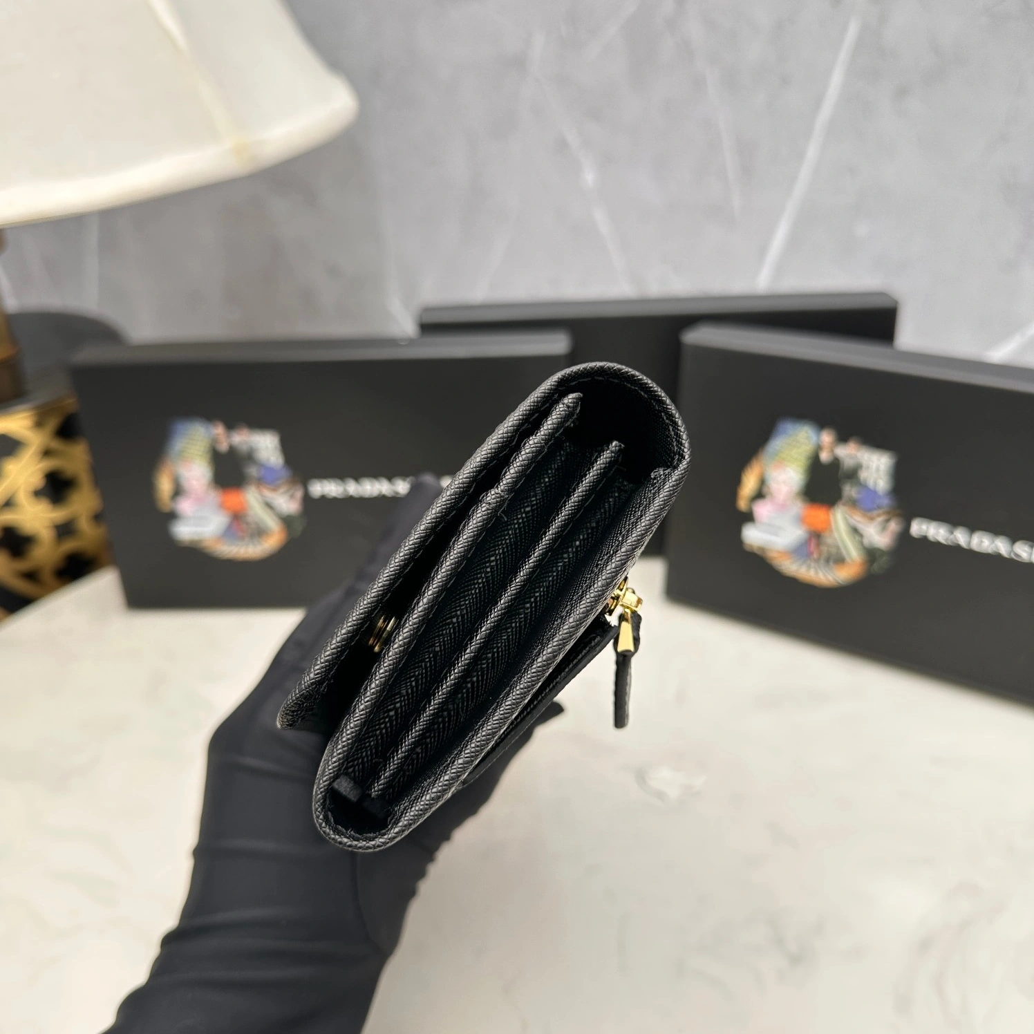 Trendy 7755 Prada AAA Quality Wallets For Women