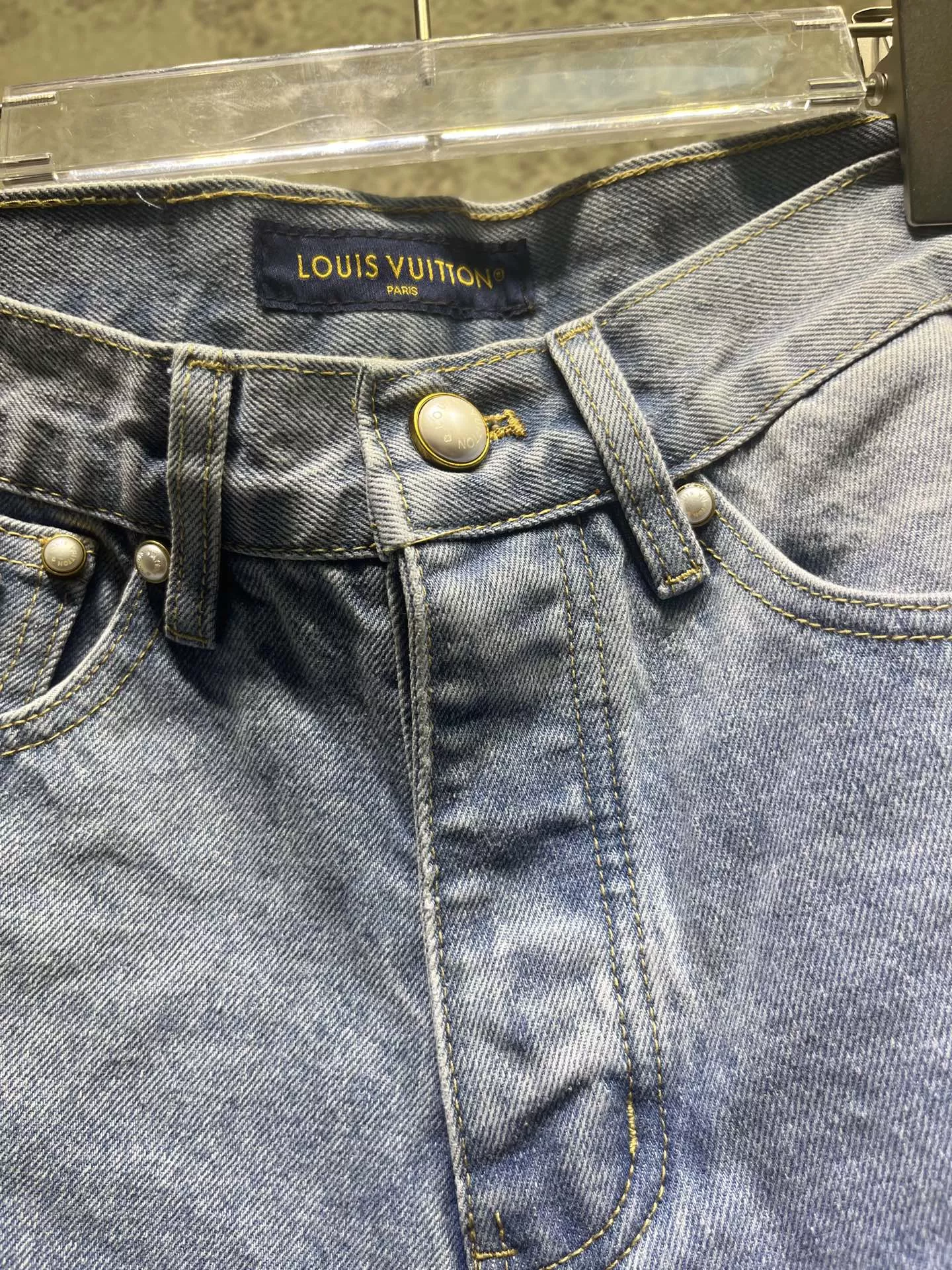 Trendy 7921 Louis Vuitton LV Jeans For Unisex