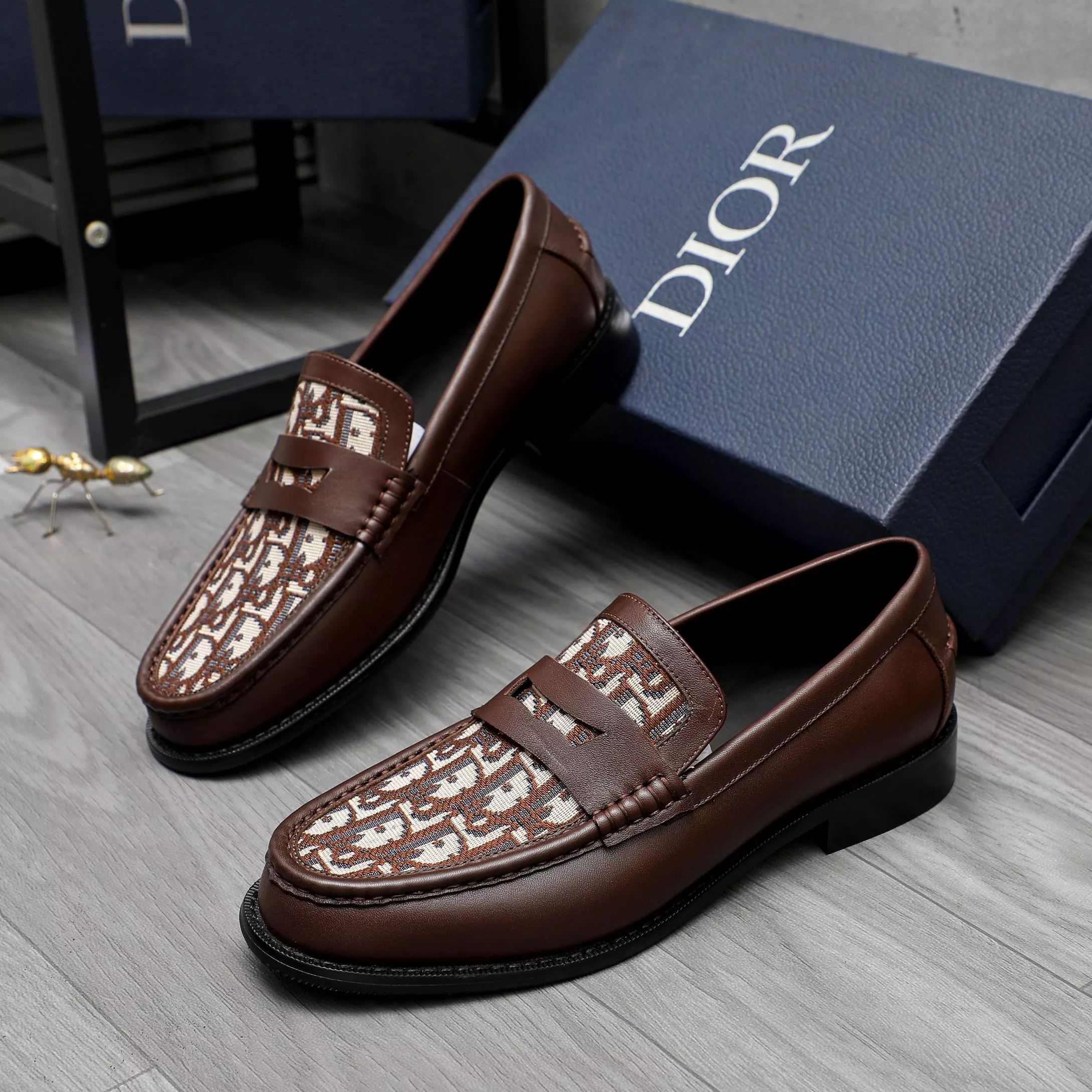 Trendy 7931 Christian Dior Leather Shoes For Men