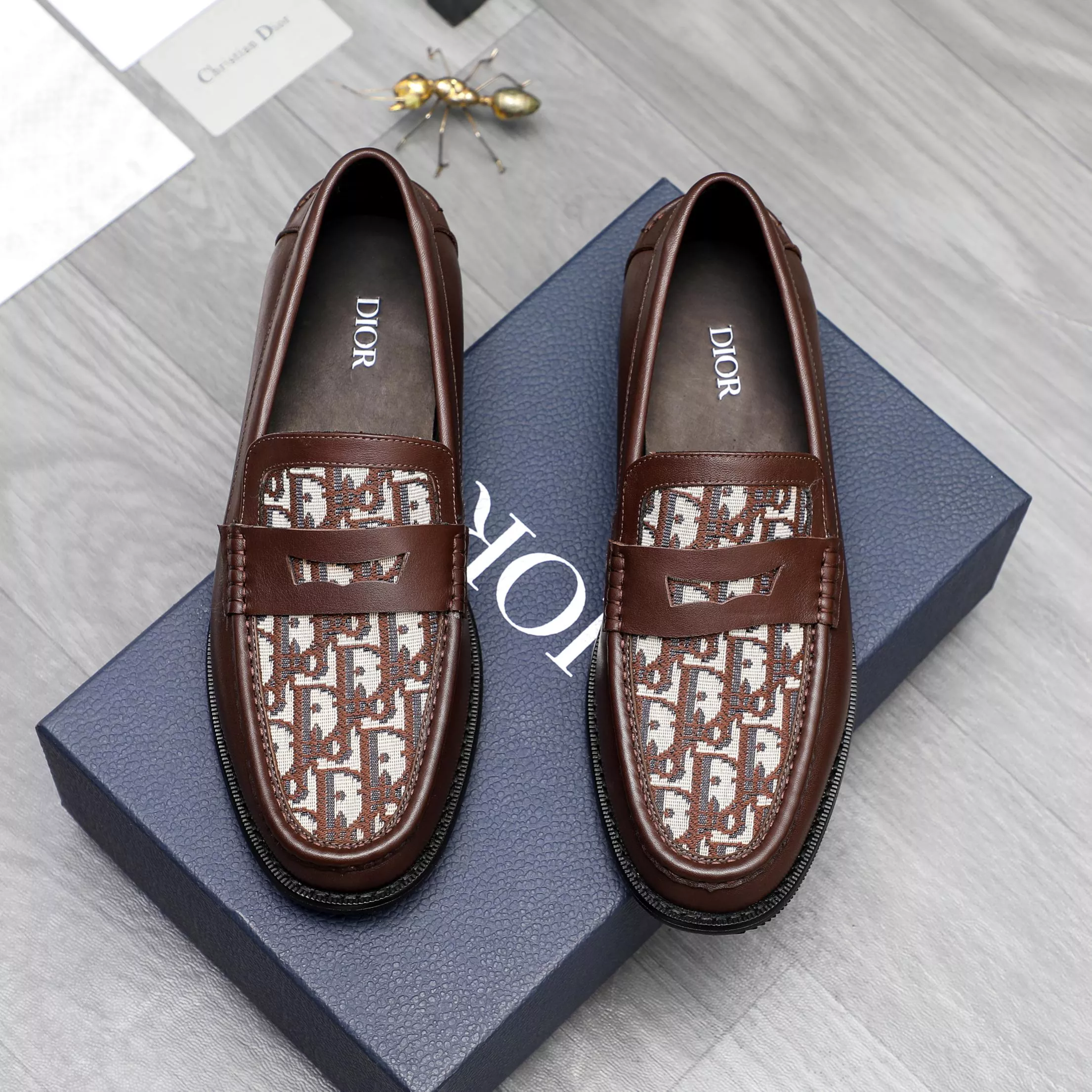 Trendy 7931 Christian Dior Leather Shoes For Men
