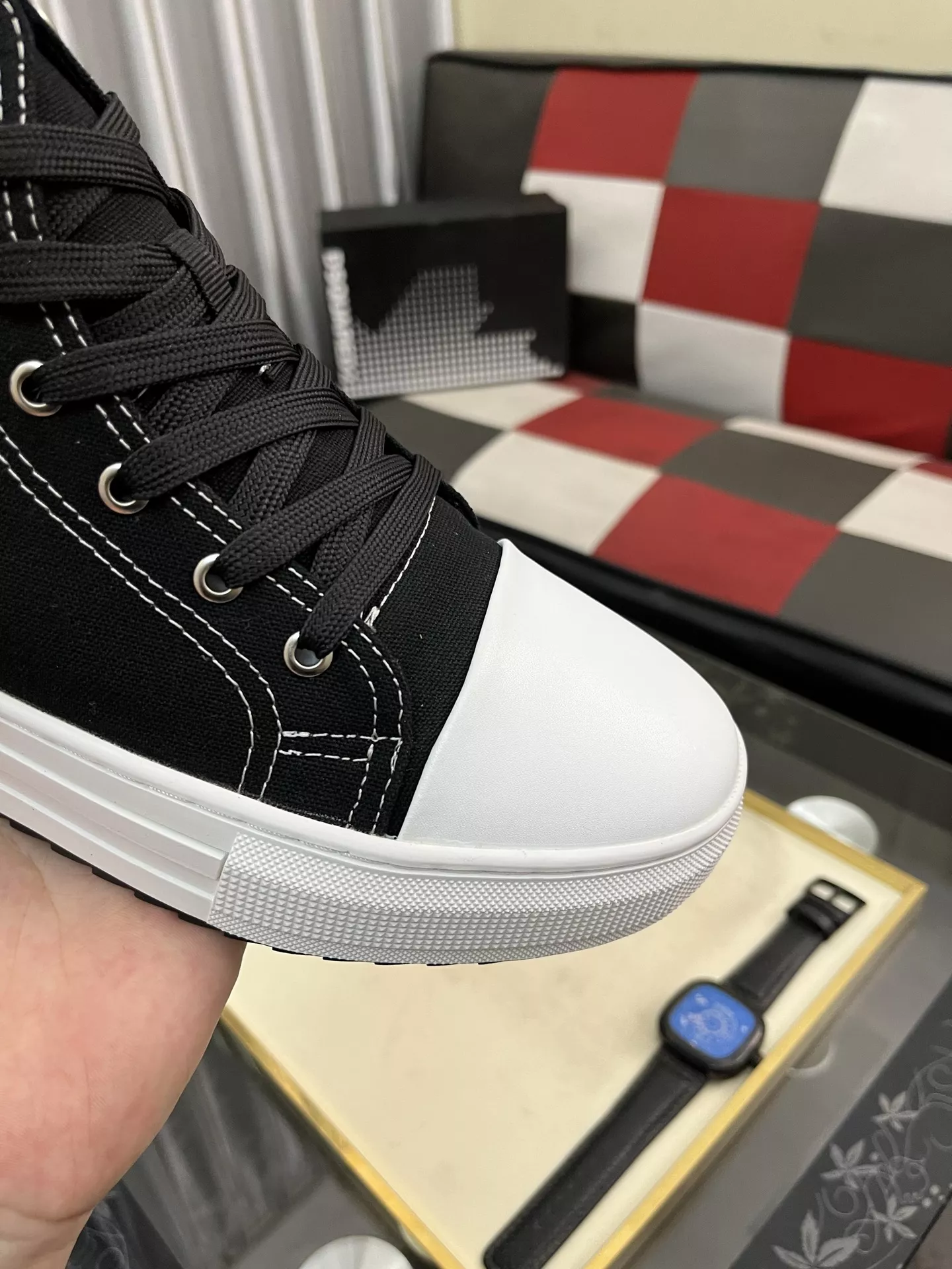 Trendy 7979 Dsquared High Tops Shoes For Men
