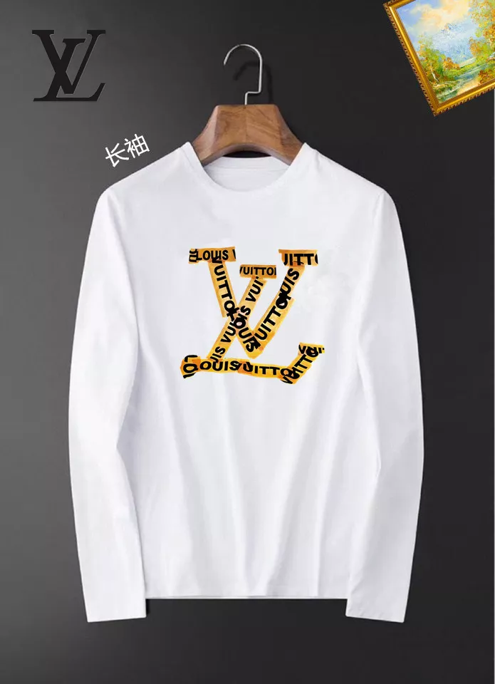 Trendy 8209 Louis Vuitton LV T-Shirts Long Sleeved For Unisex