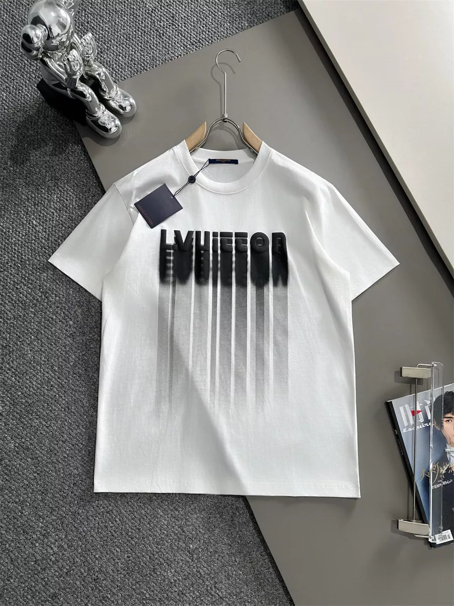 Trendy 821 Louis Vuitton LV T-Shirts Short Sleeved For Unisex