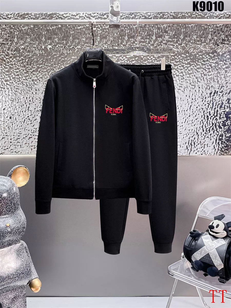 Trendy 8449 Fendi Tracksuits Long Sleeved For Men