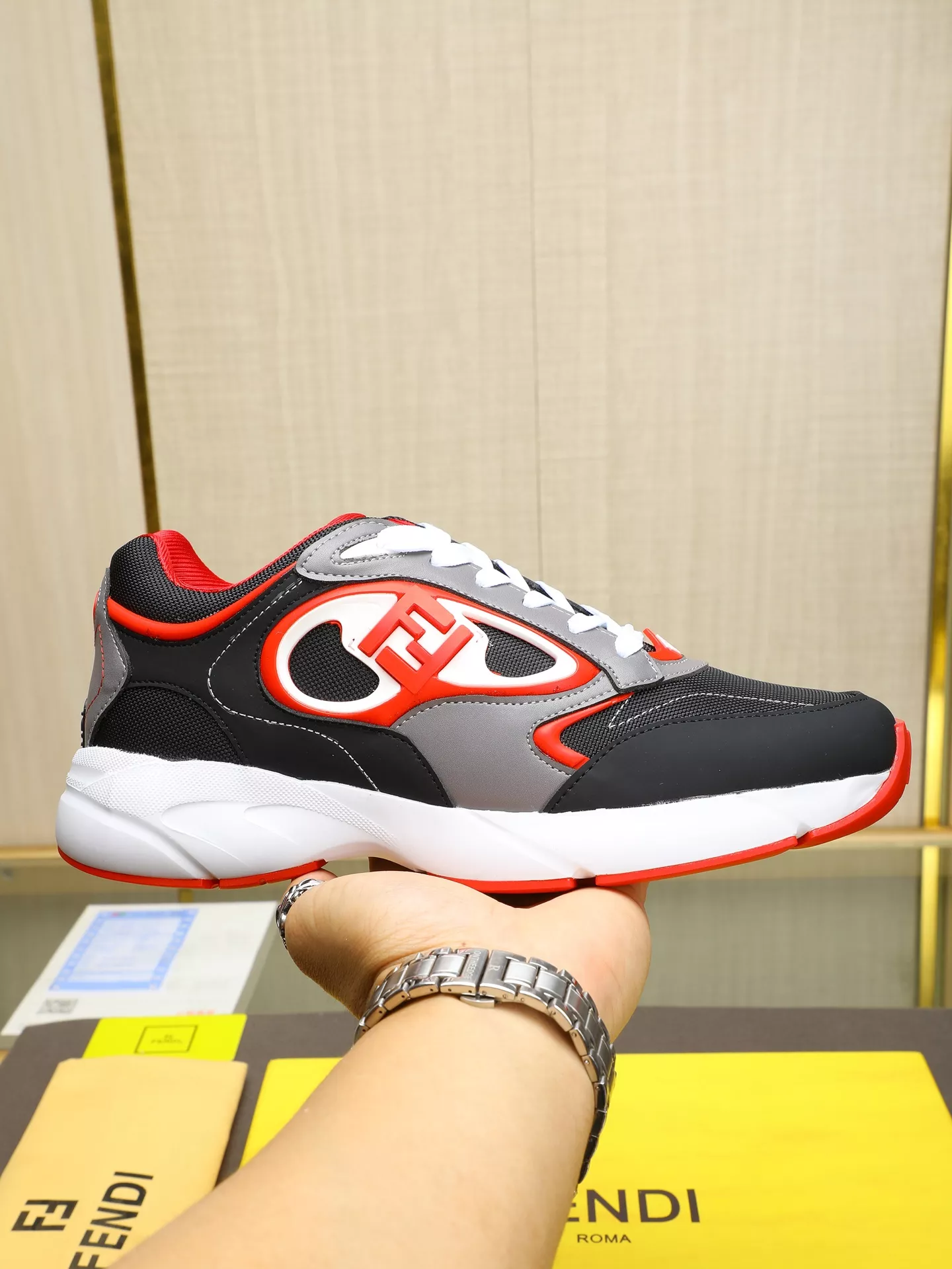Trendy 8455 Fendi Casual Shoes For Men