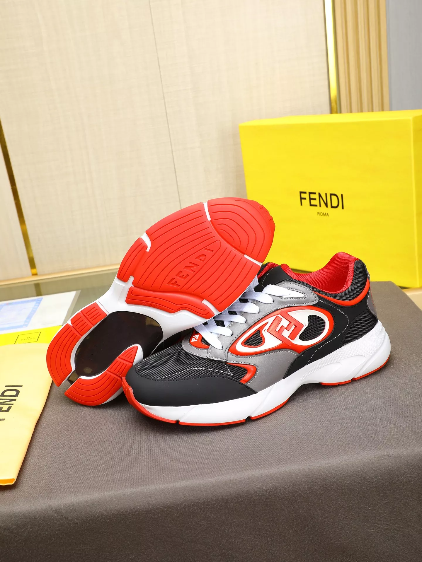 Trendy 8455 Fendi Casual Shoes For Men