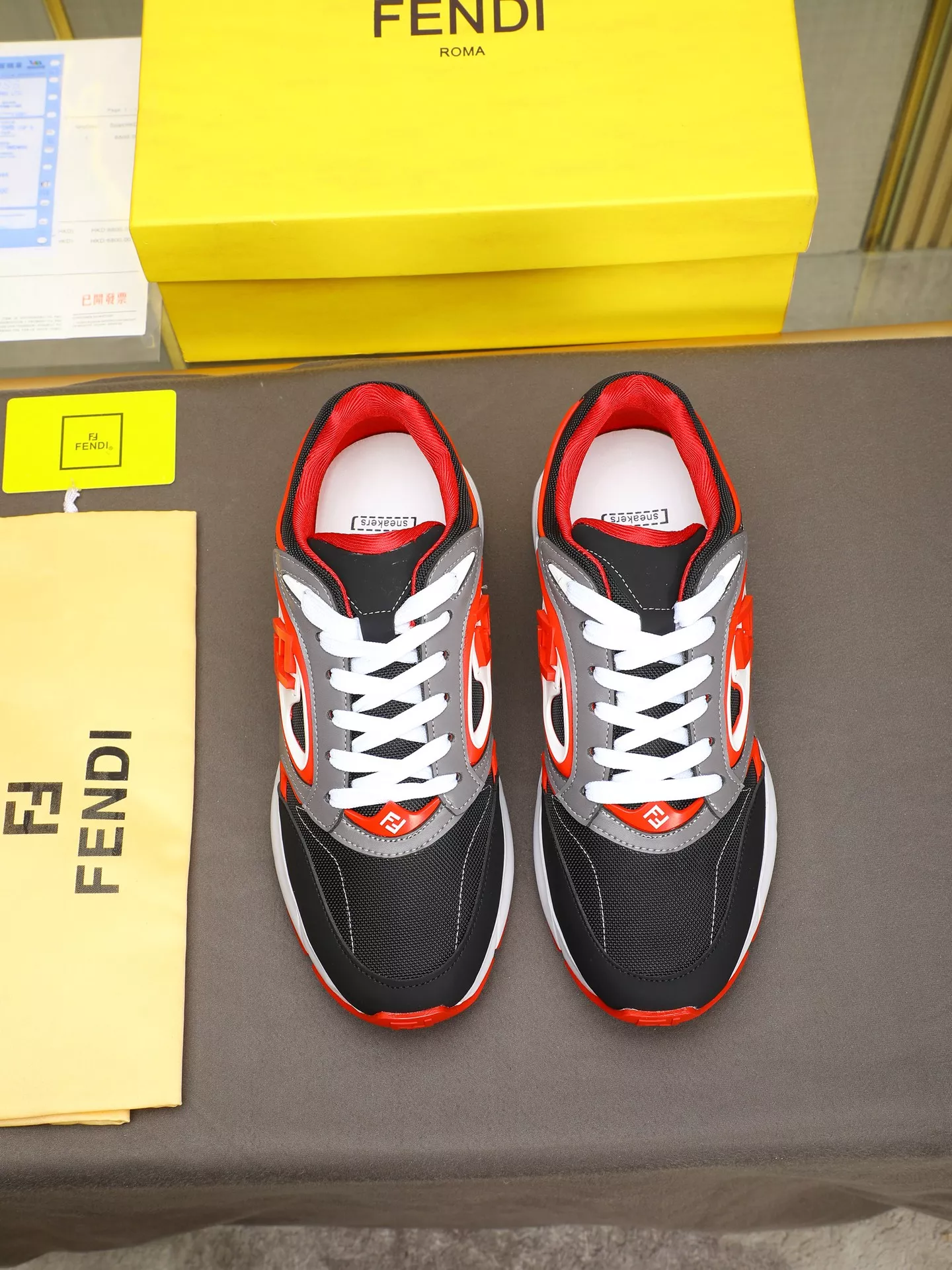 Trendy 8455 Fendi Casual Shoes For Men