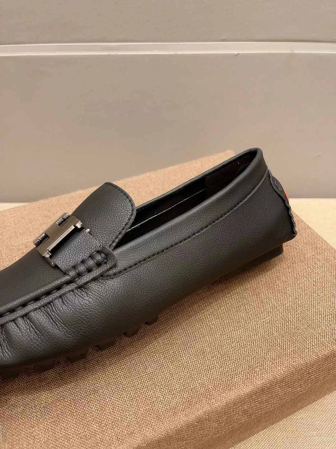 Trendy 8717 Hermes Leather Shoes For Men