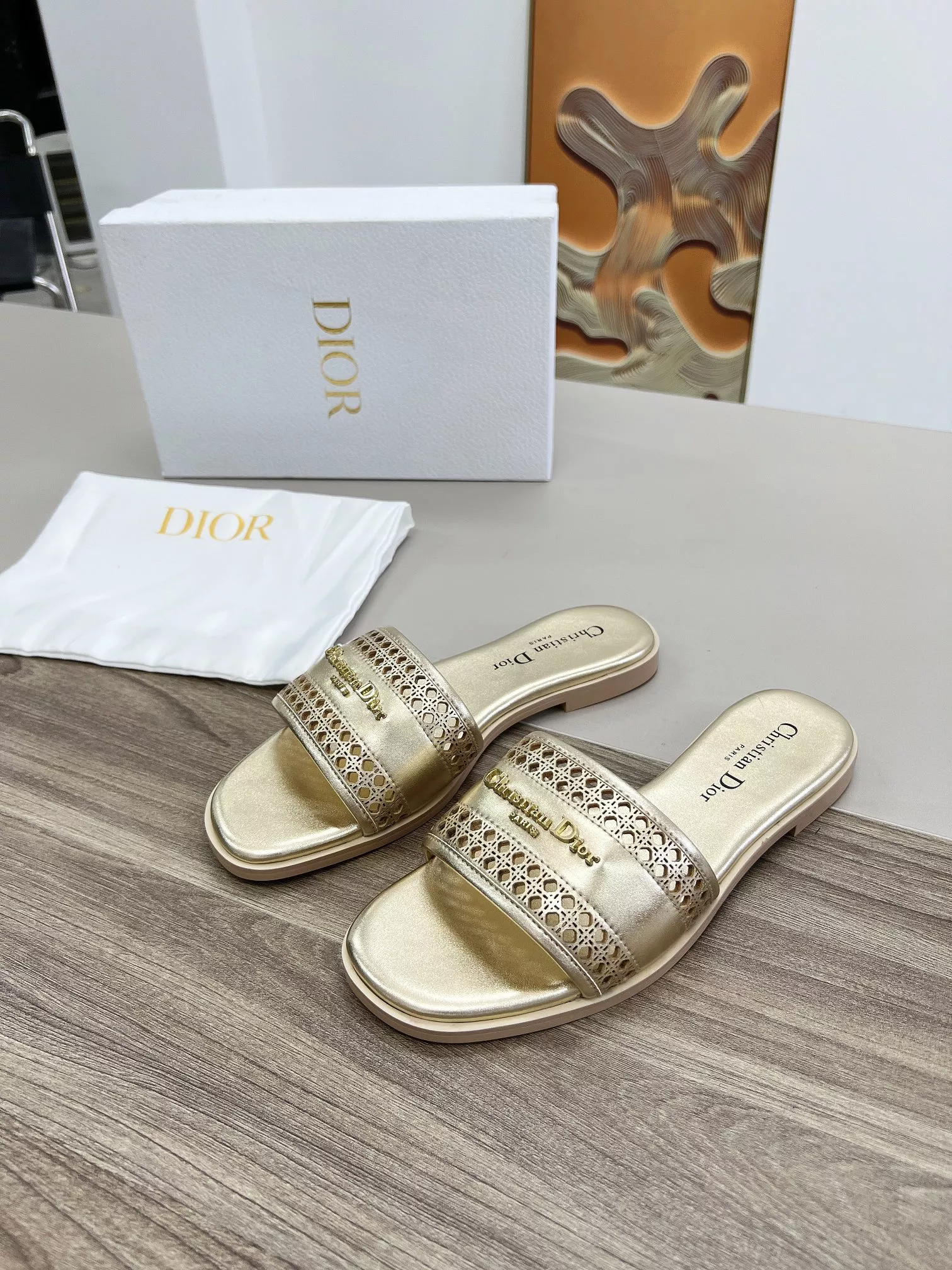 Trendy 8854 Christian Dior Slippers For Women