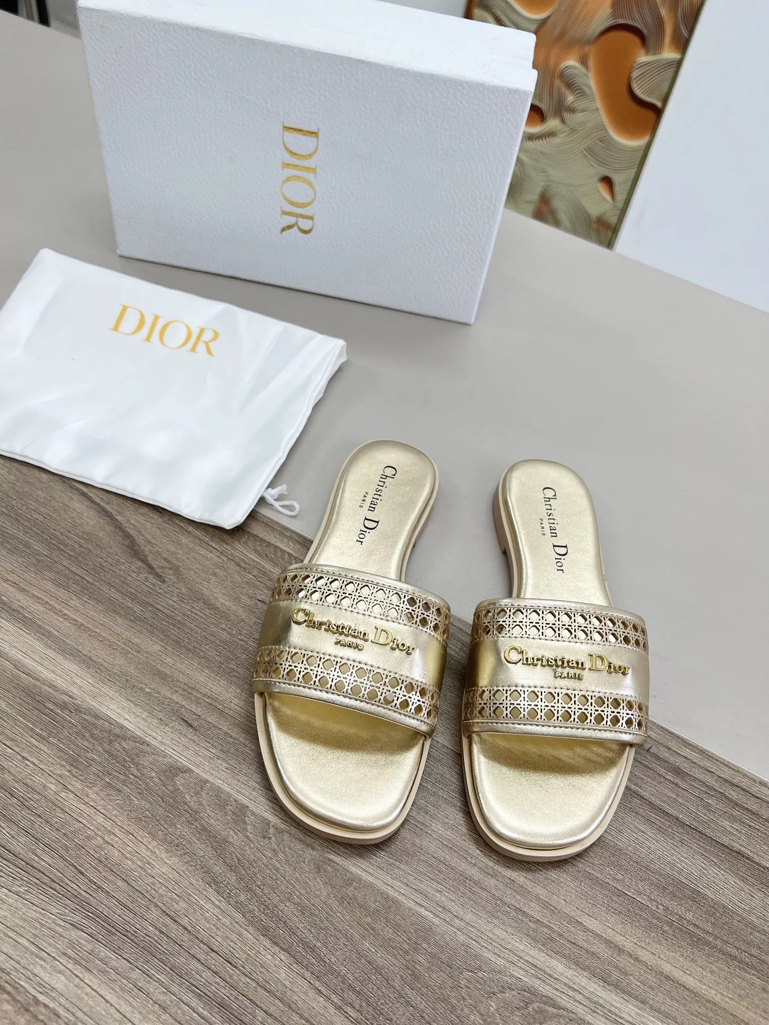 Trendy 8854 Christian Dior Slippers For Women