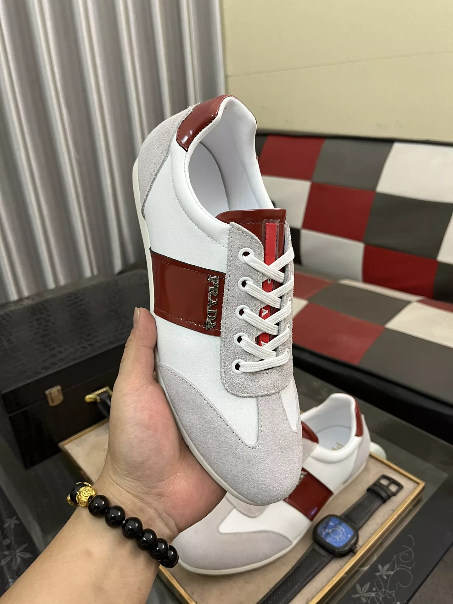 Trendy 9137 Prada Casual Shoes For Men
