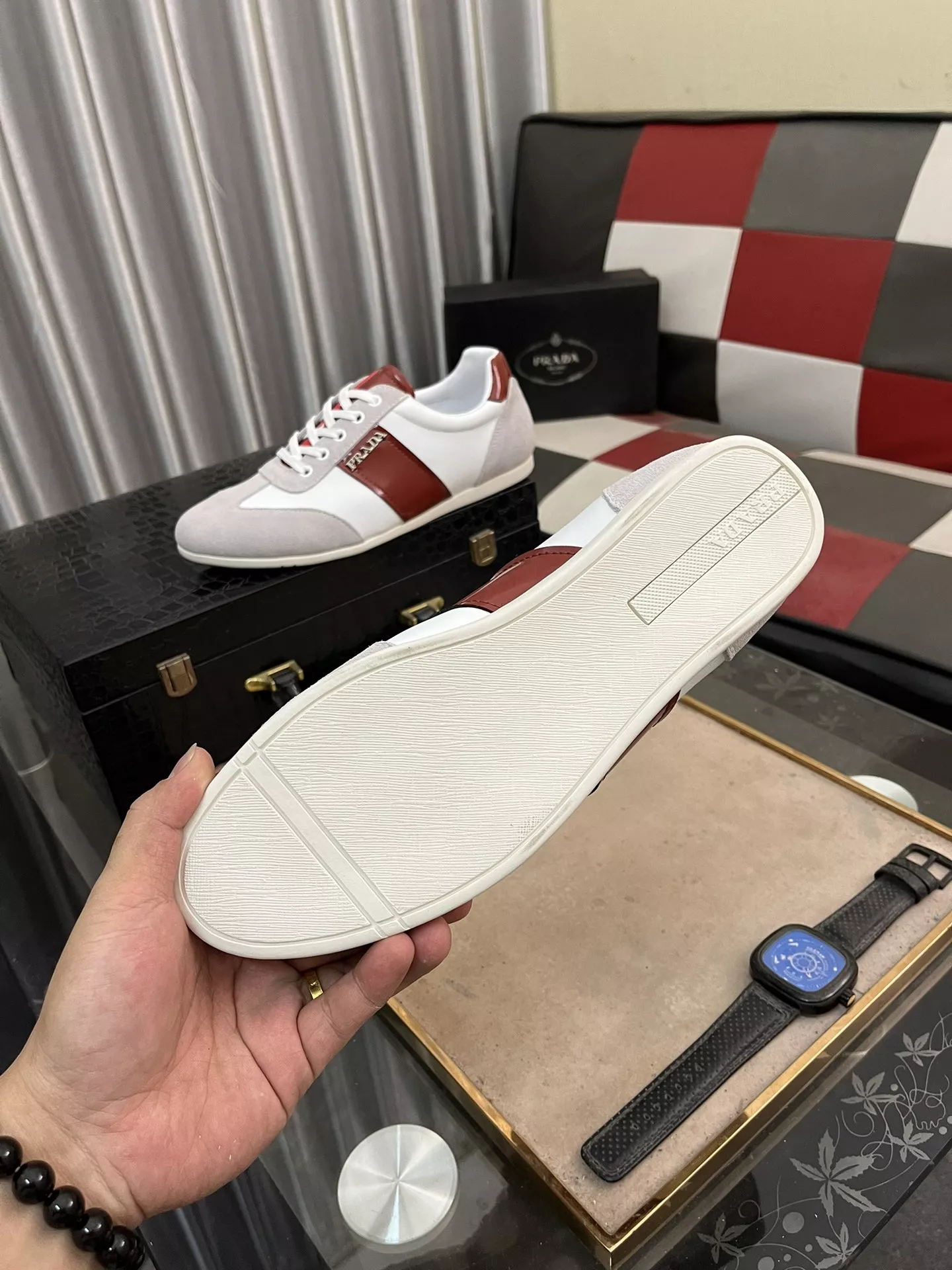 Trendy 9137 Prada Casual Shoes For Men