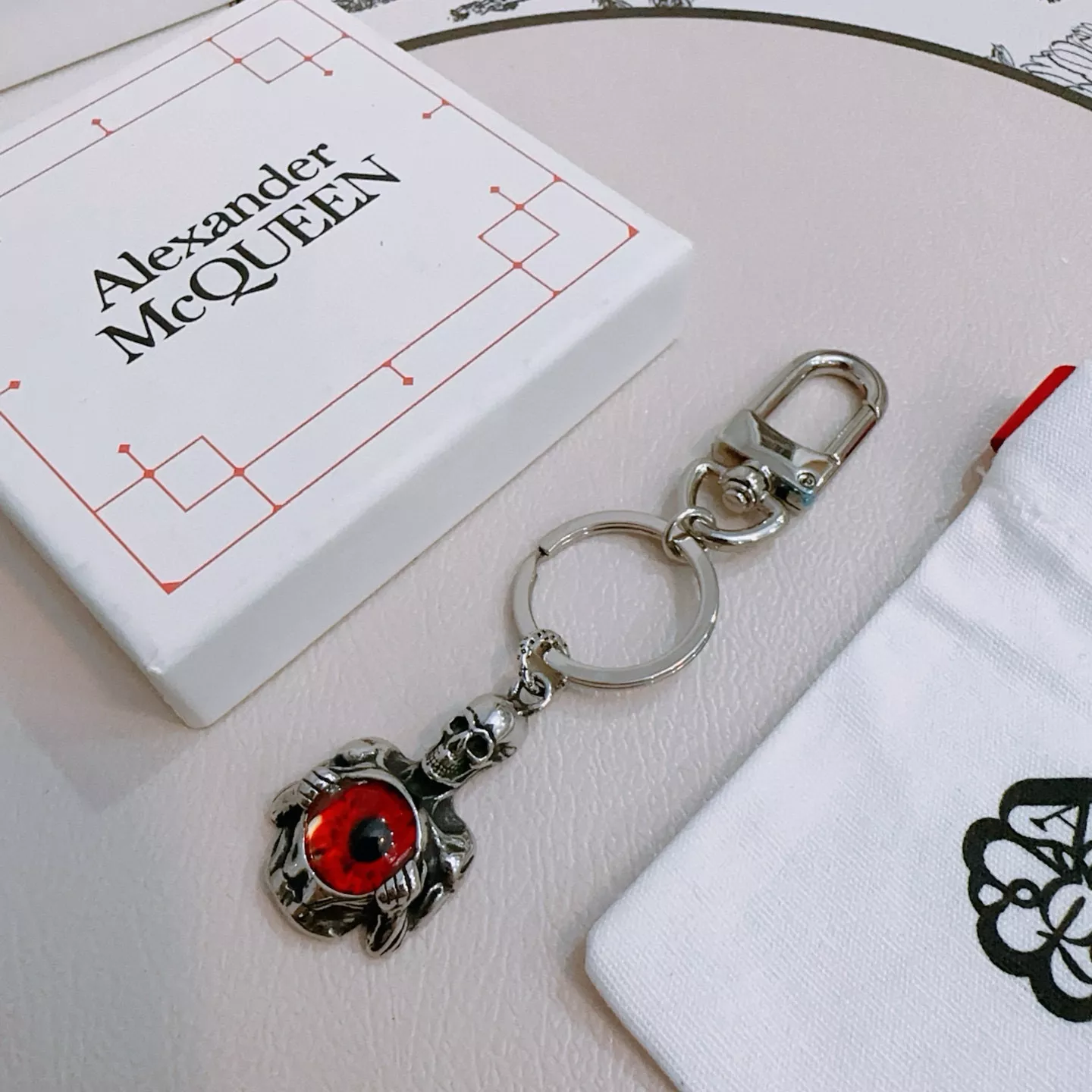Trendy 9188 Alexander McQueen Key Holder And Bag Buckle