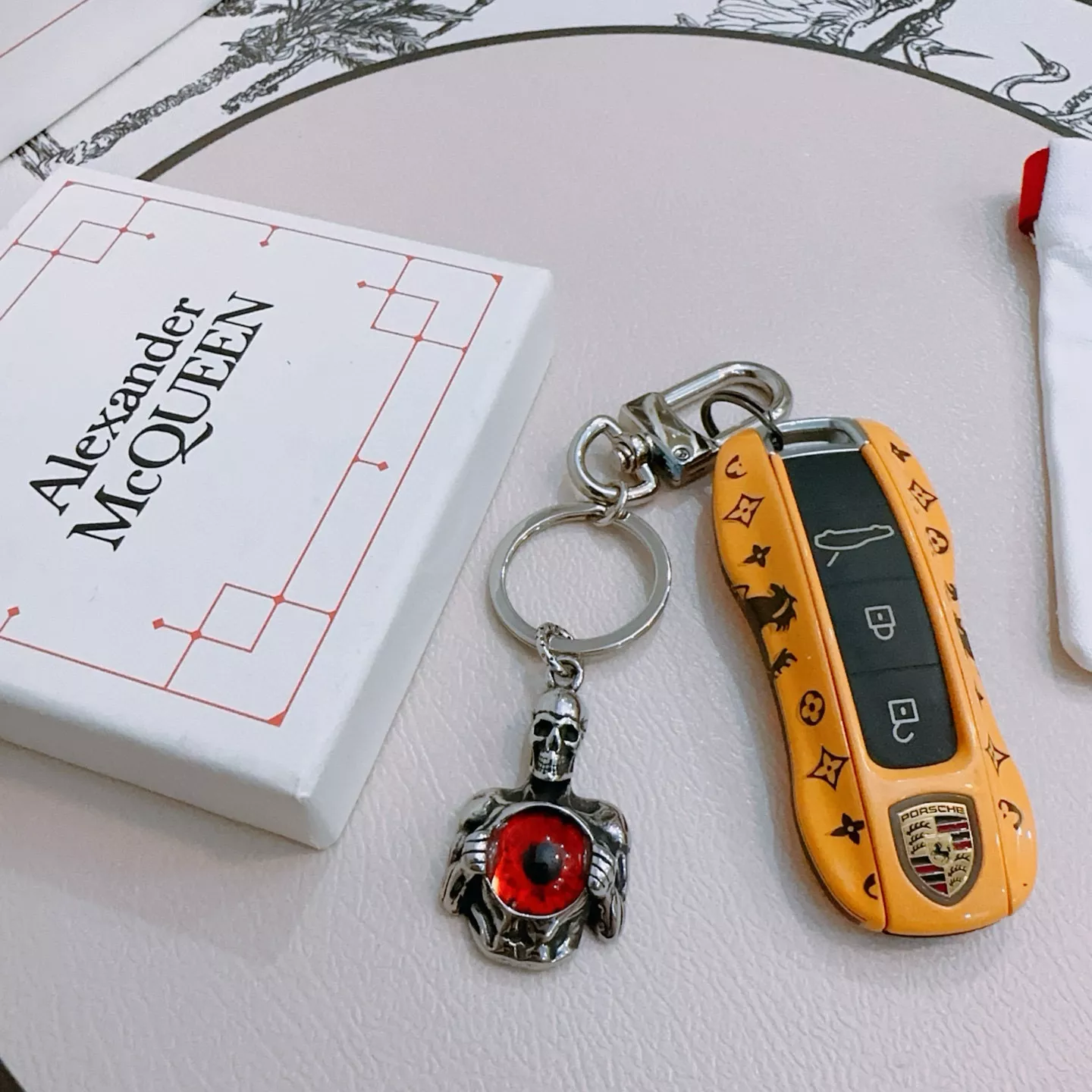 Trendy 9188 Alexander McQueen Key Holder And Bag Buckle