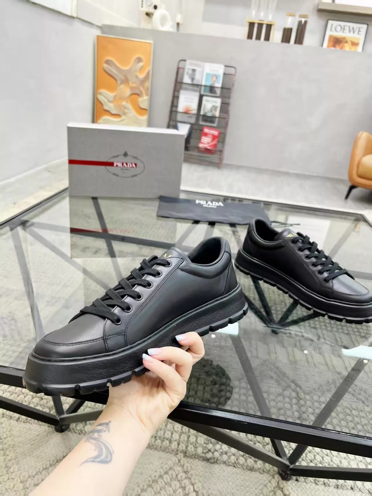 Trendy 9907 Prada Casual Shoes For Men