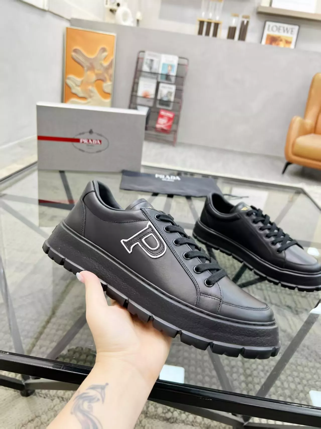 Trendy 9907 Prada Casual Shoes For Men