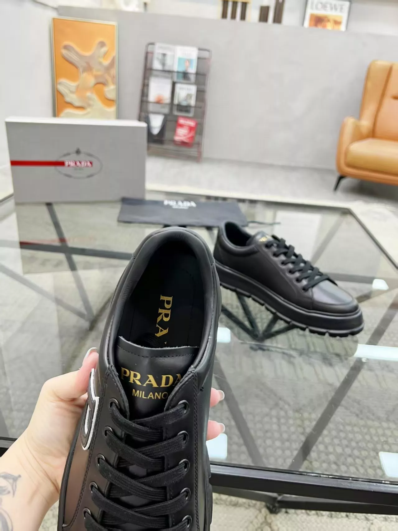 Trendy 9907 Prada Casual Shoes For Men