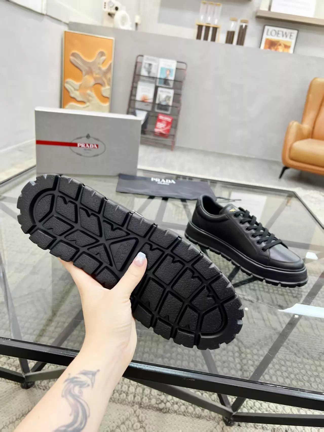 Trendy 9907 Prada Casual Shoes For Men
