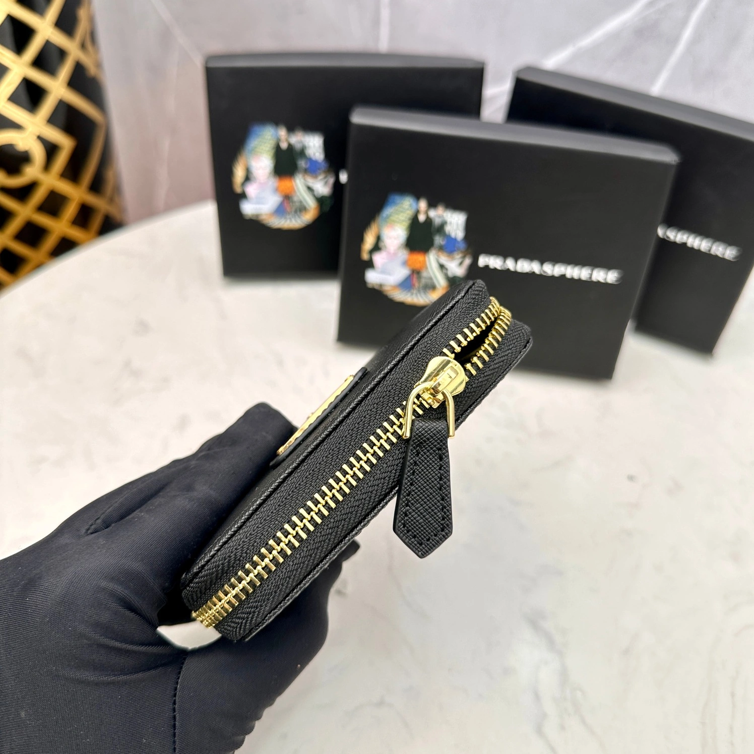Unique 1017 Prada AAA Quality Wallets For Women