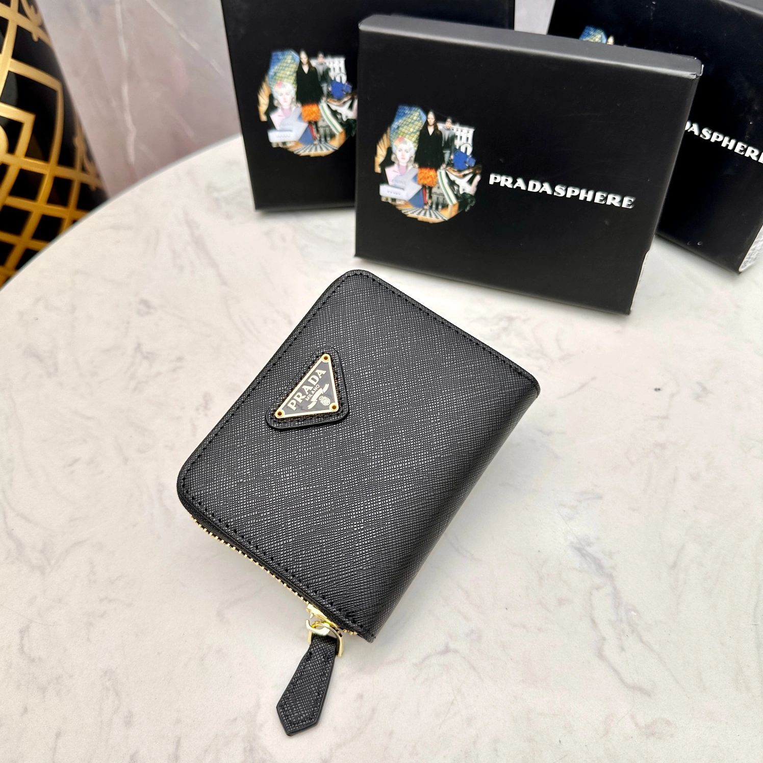 Unique 1017 Prada AAA Quality Wallets For Women